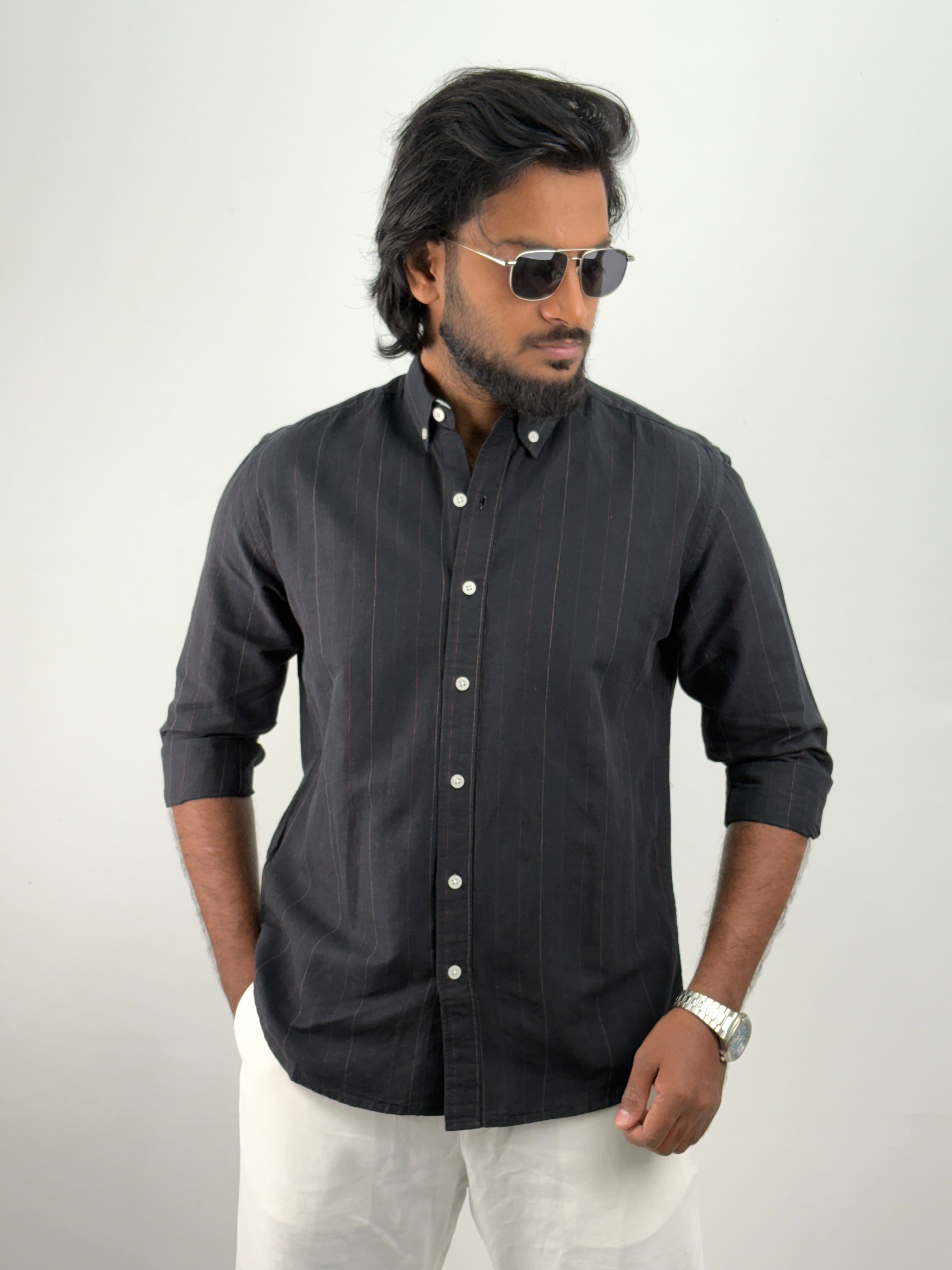 Black Stripe Shirt
