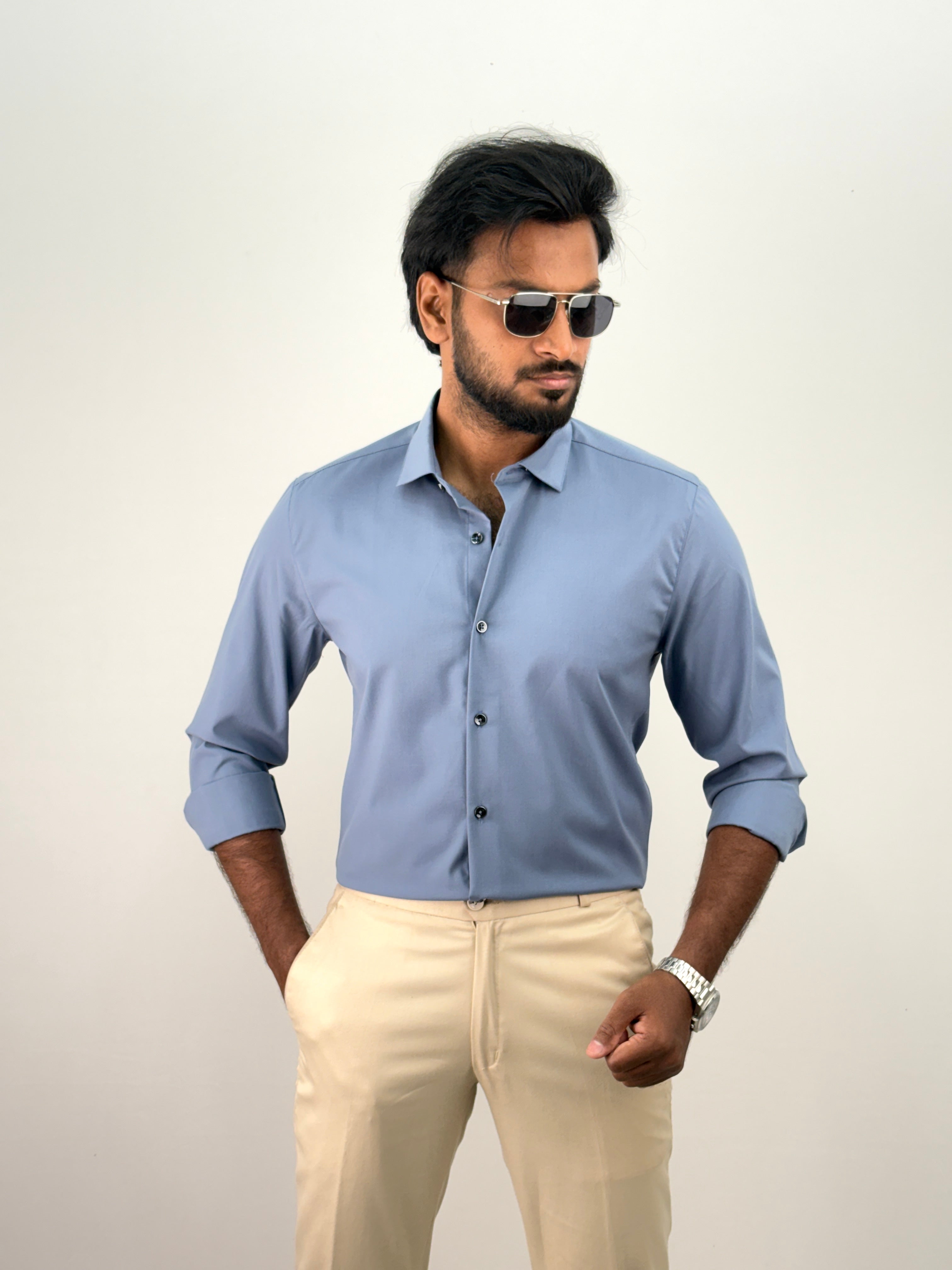 Blue Liquid Shirt