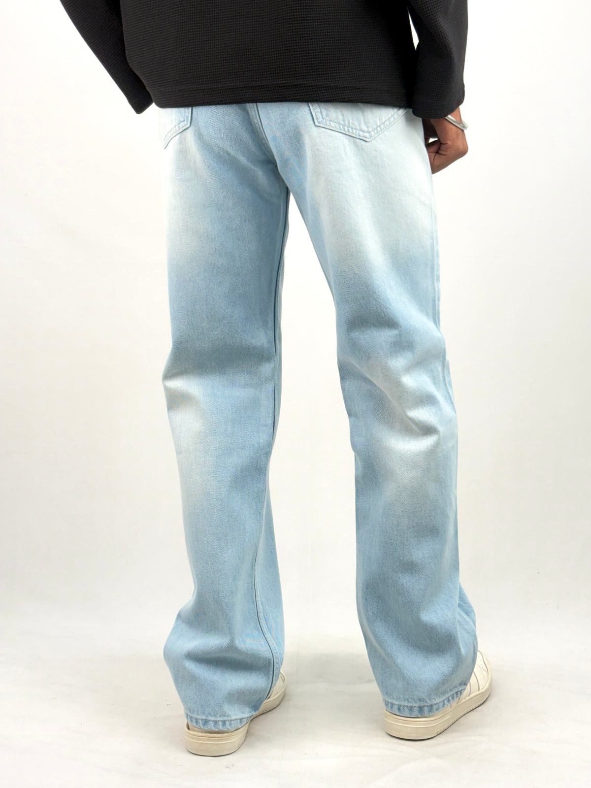Ice Blue Shade Straight Fit Jean 1