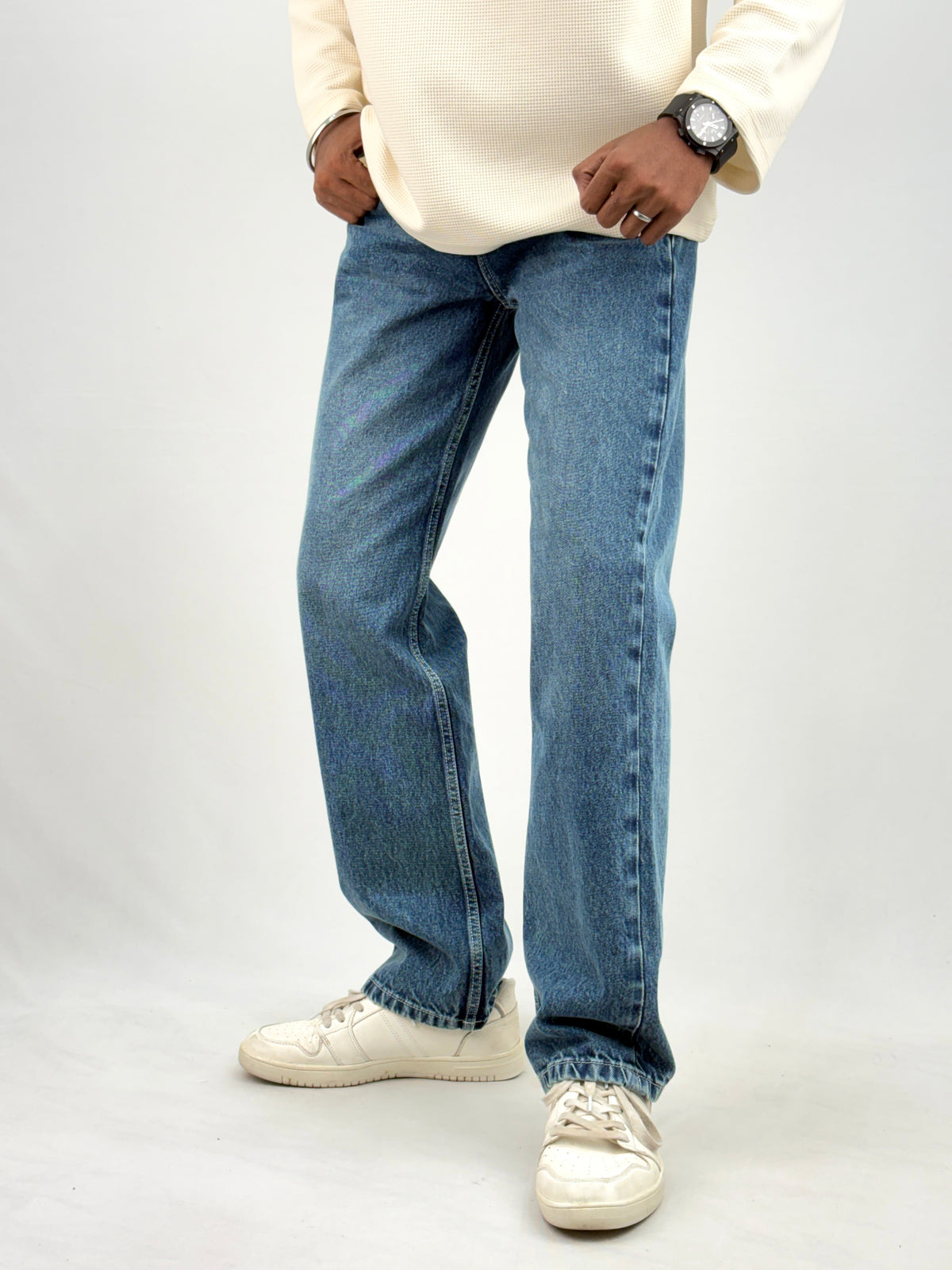 Denim Blue Straight Fit Jean 1