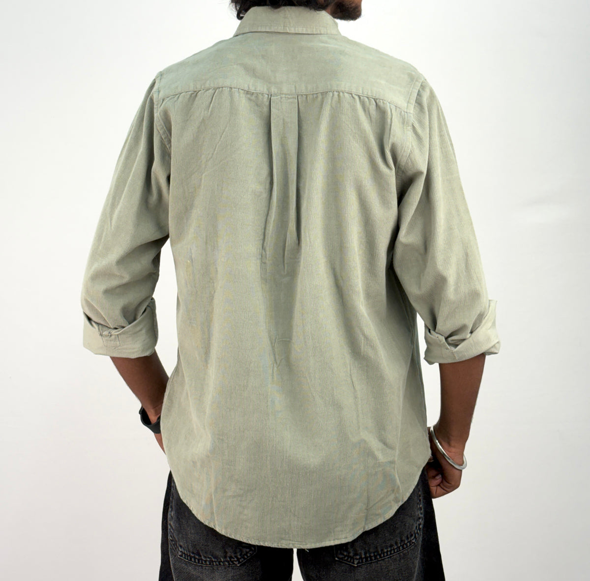 Light Green Corduroy Shirt 2