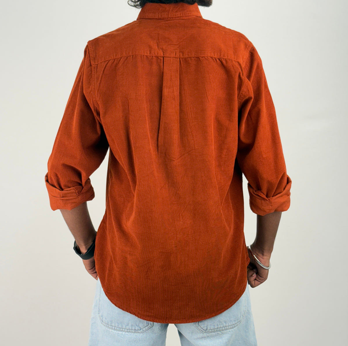 Rust Corduroy Shirt 2