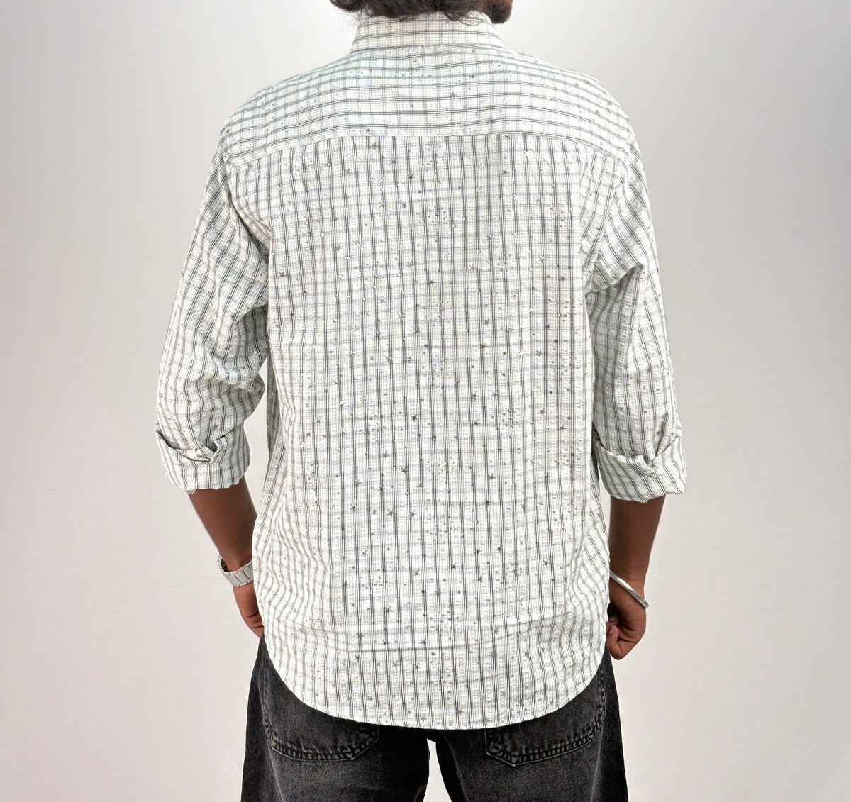 Black Star Checks Shirt