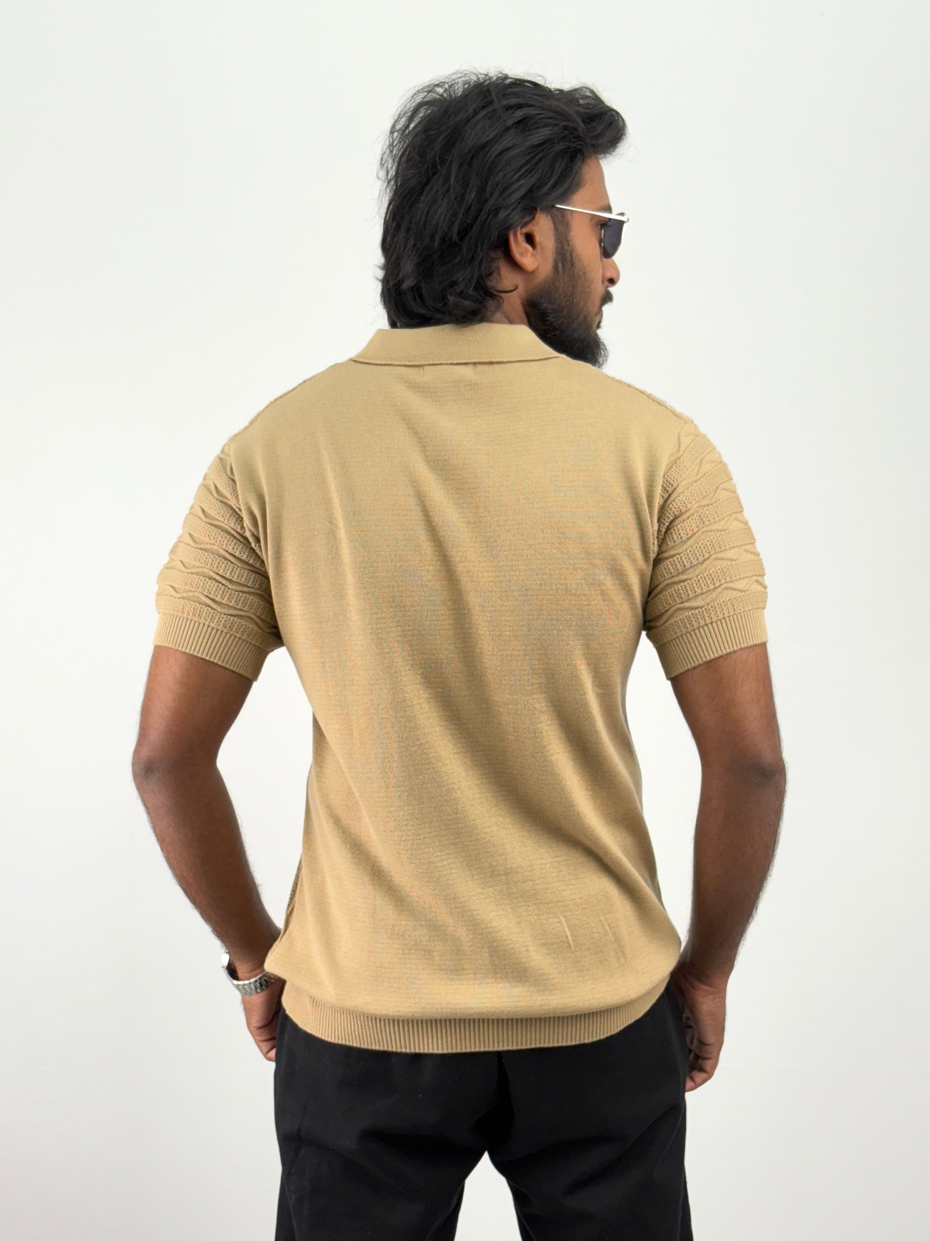 Khaki Polo T-Shirt