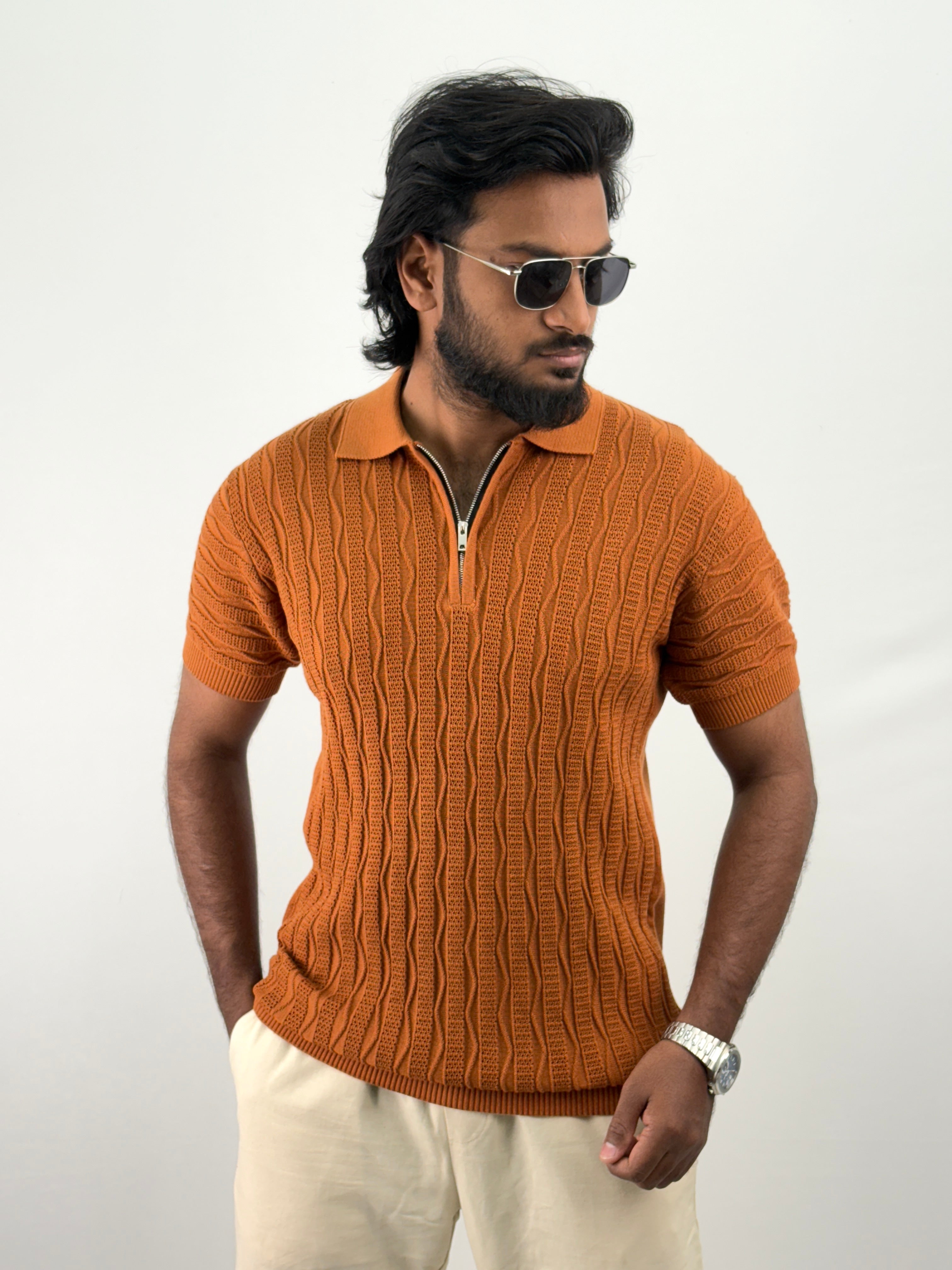 Rust Polo T-Shirt