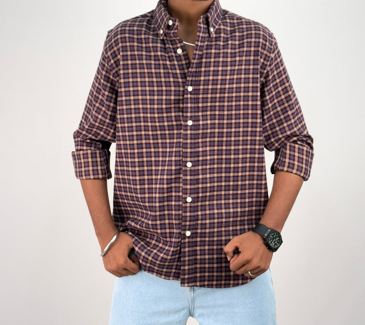Violet IMP Flannel Shirt 6