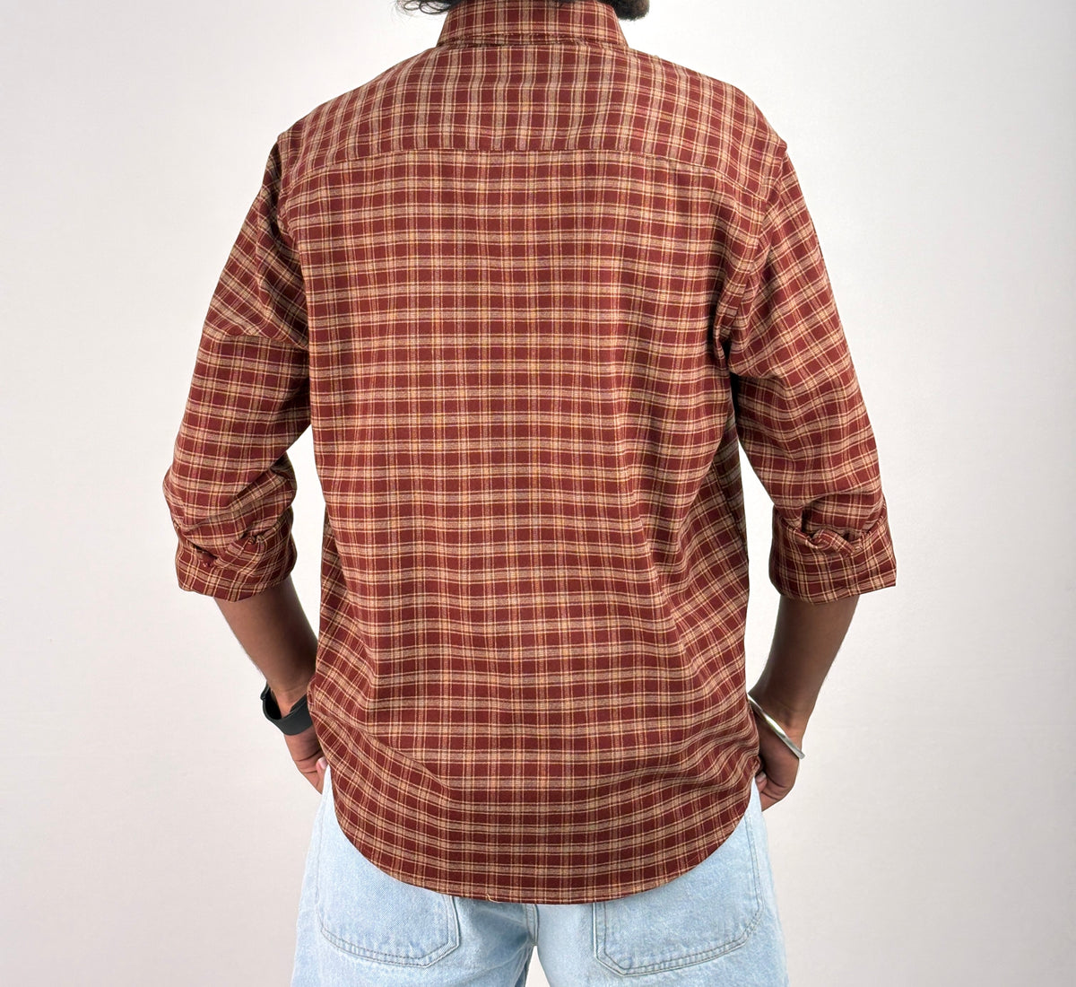 Brick Red IMP Flannel Shirt 6