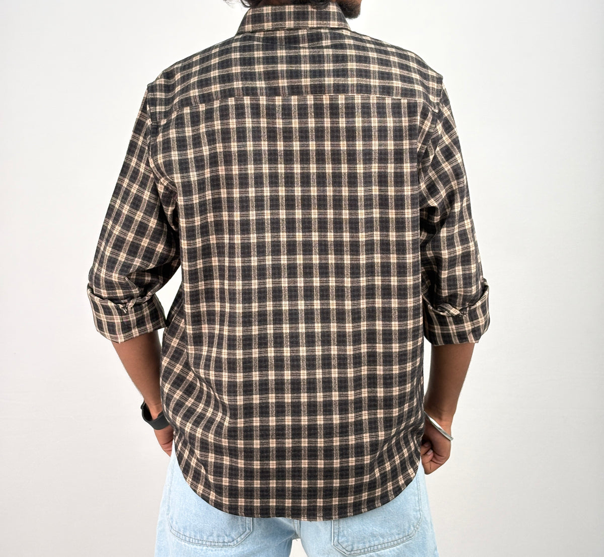 Beige IMP Flannel Shirt 6
