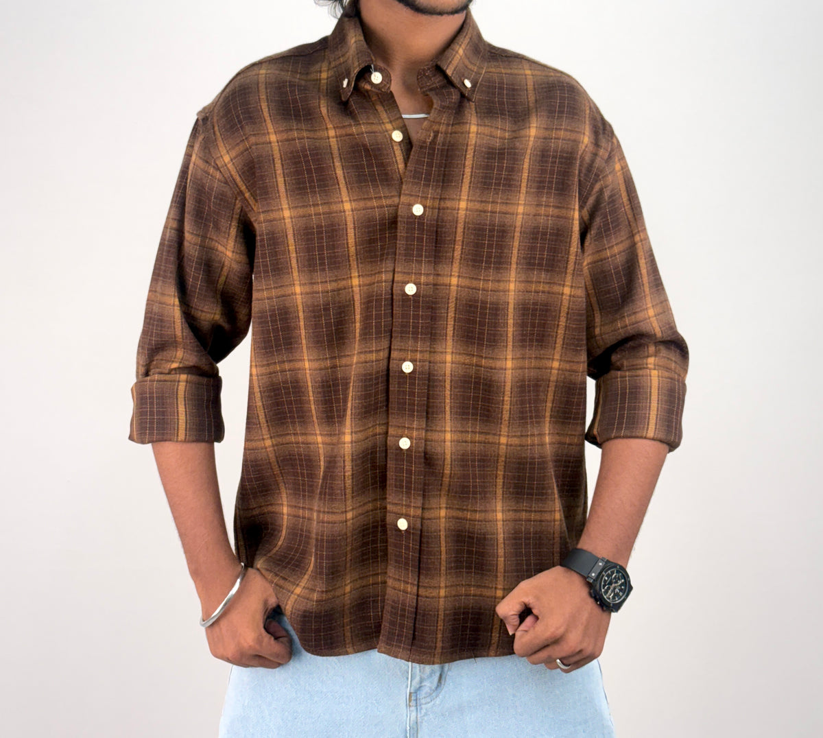 Brown IMP Flannel Shirt 6