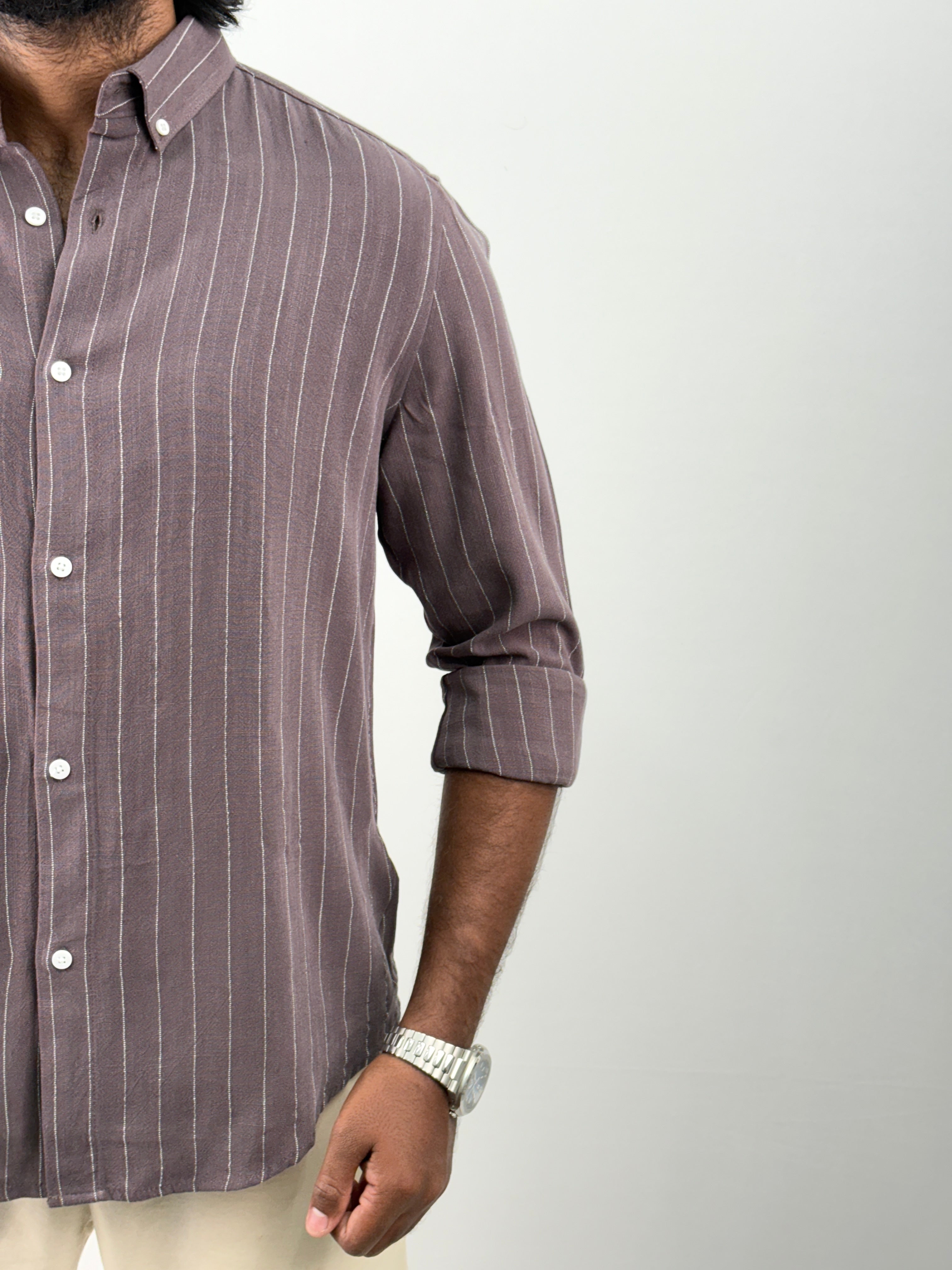 Lavender IMP Stripe Shirt