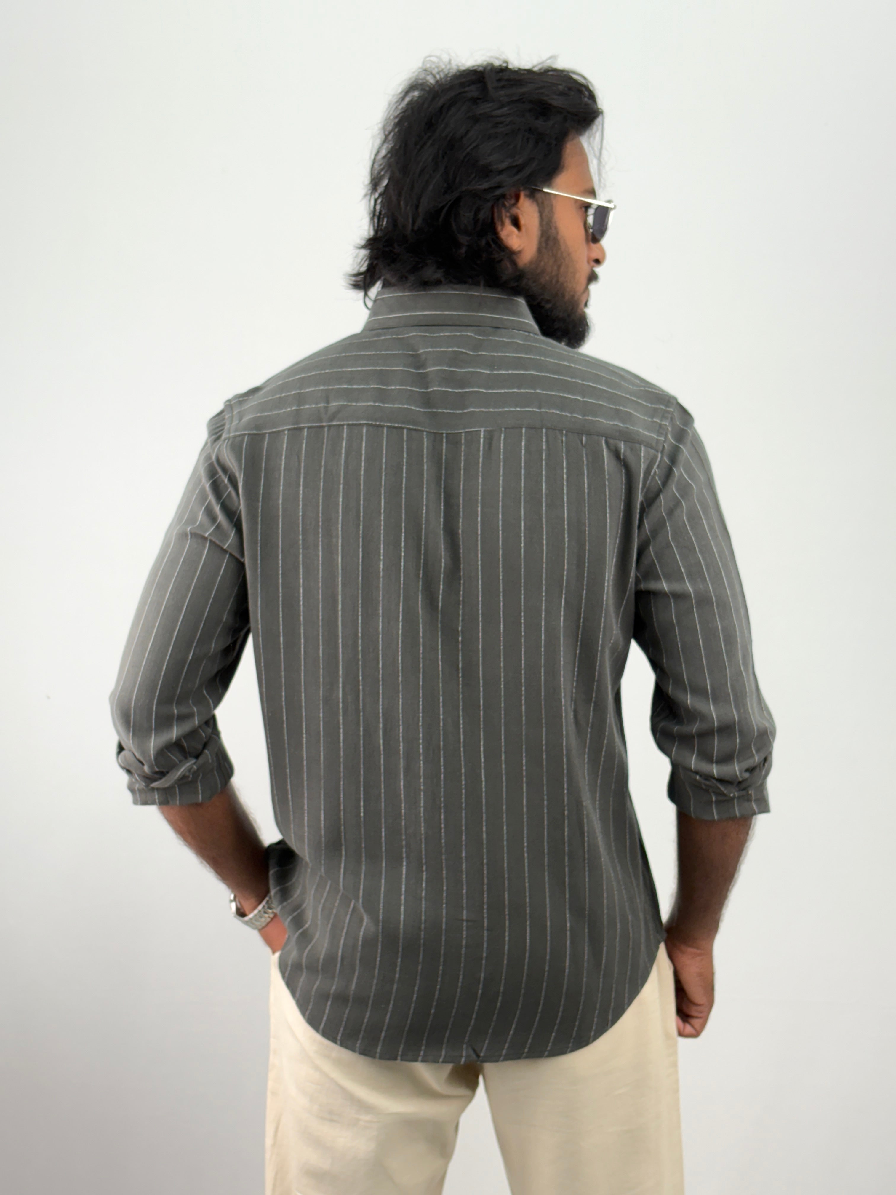 Green IMP Stripe Shirt