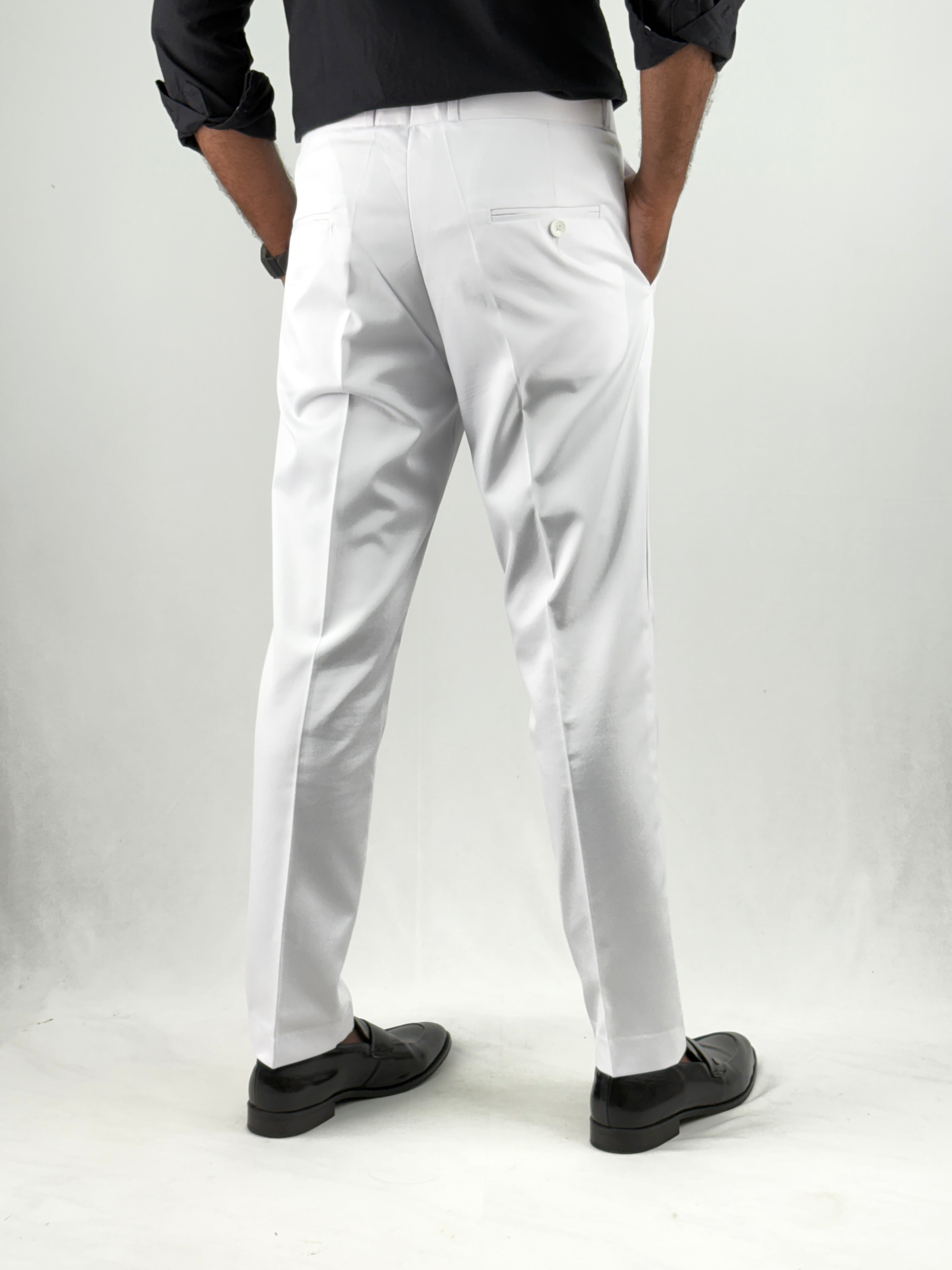 White Formal Pant