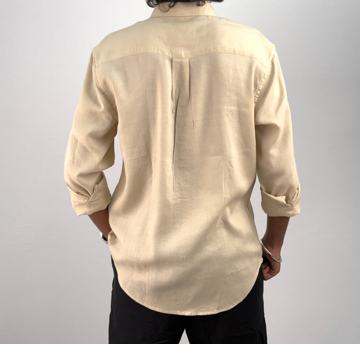 Beige Linen Shirt