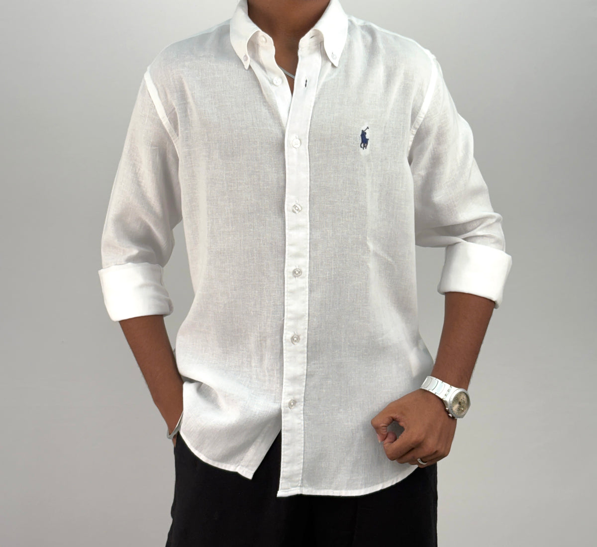 White Linen Shirt