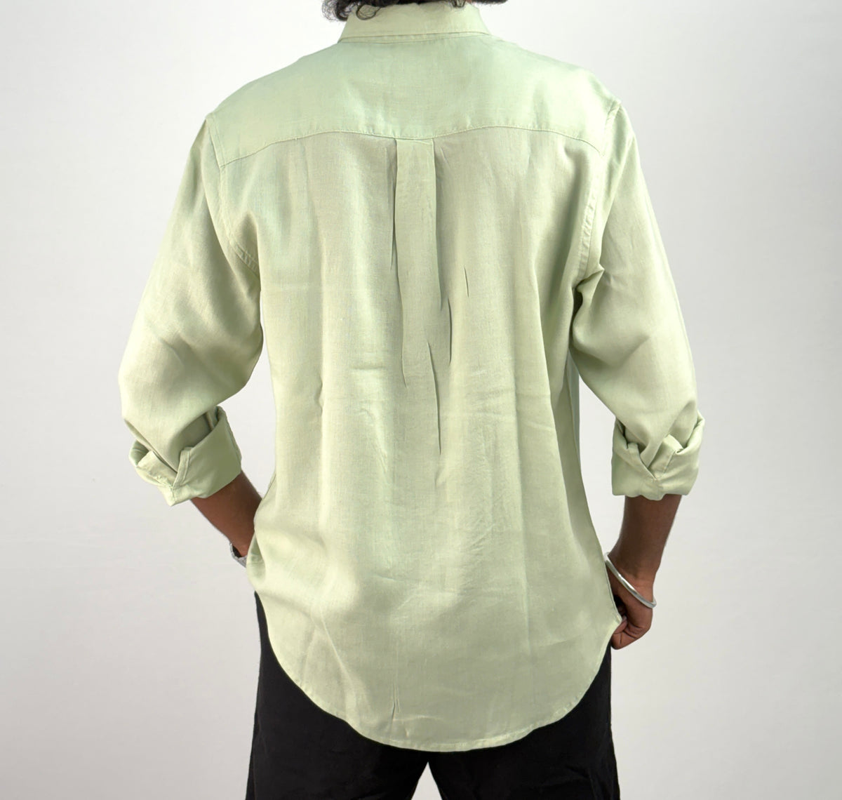 Light Green Linen Shirt