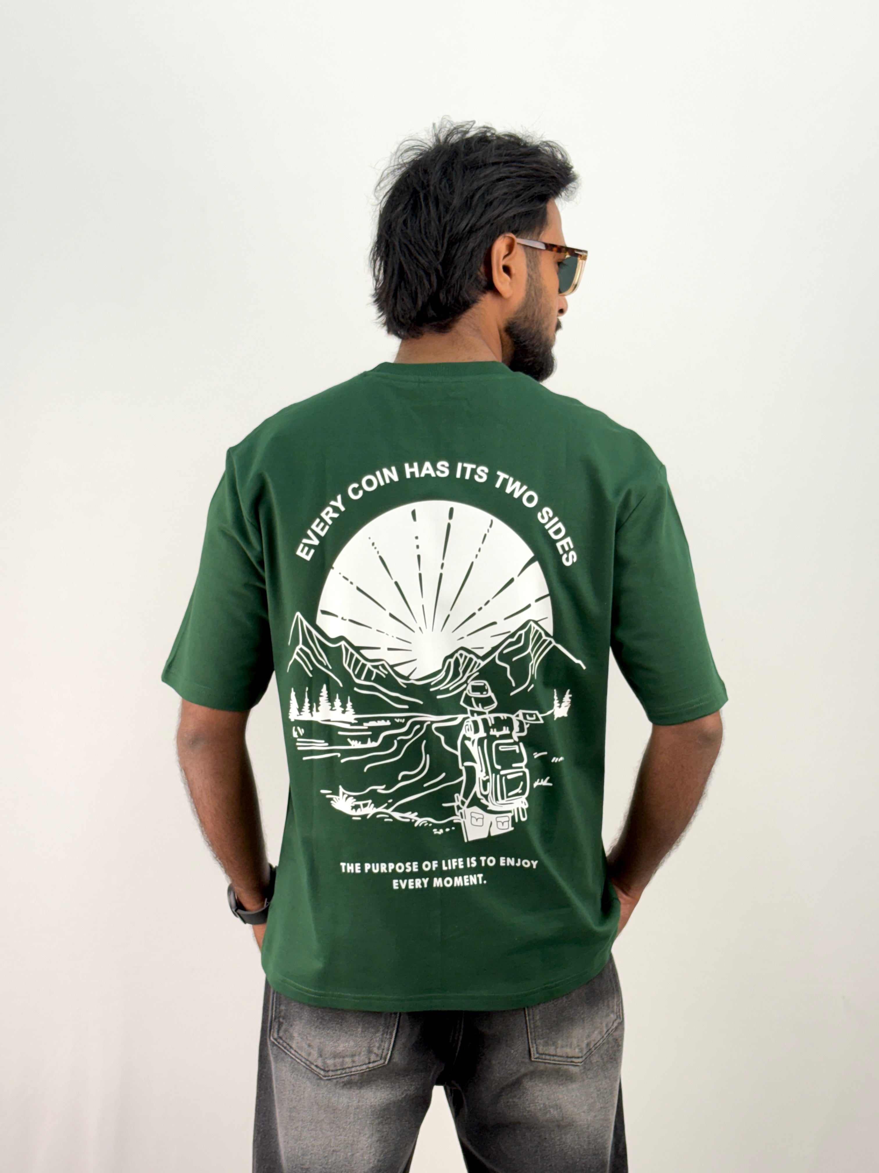Dark Green Oversized T-Shirt