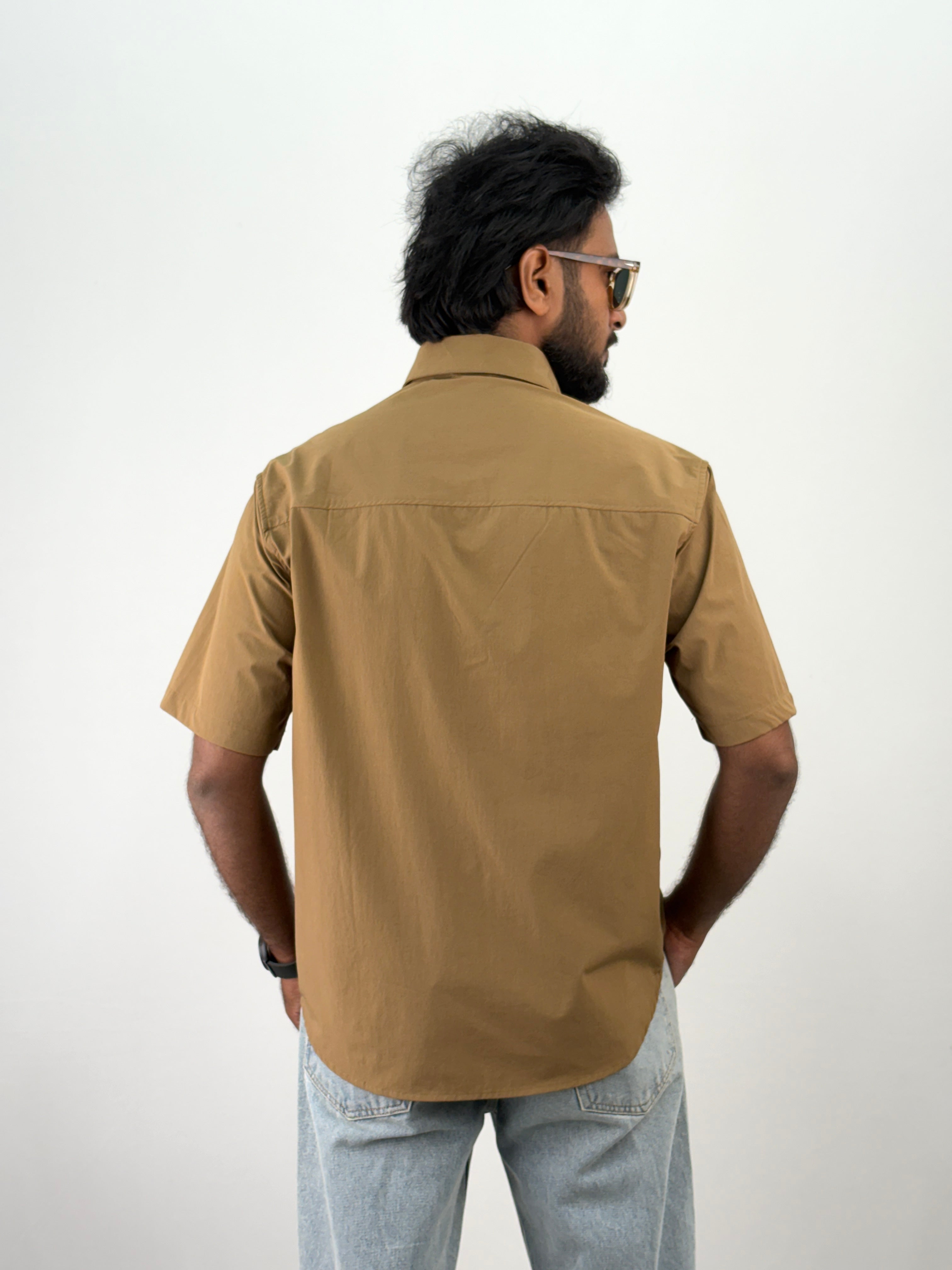 Khaki IMP Half Sleeve Shirt