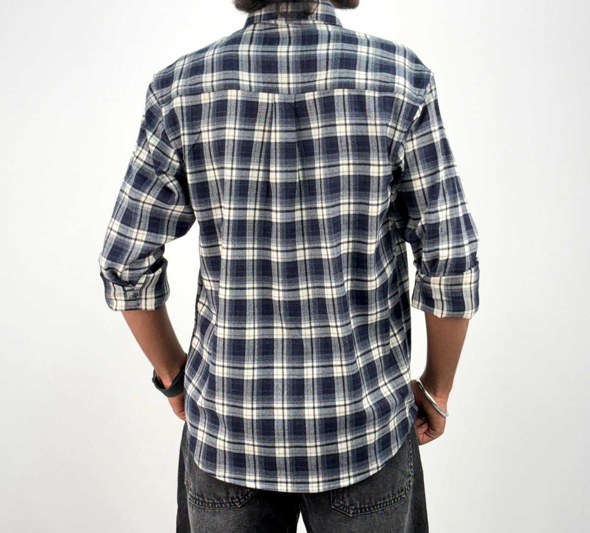 Navy IMP Flannel Shirt 7