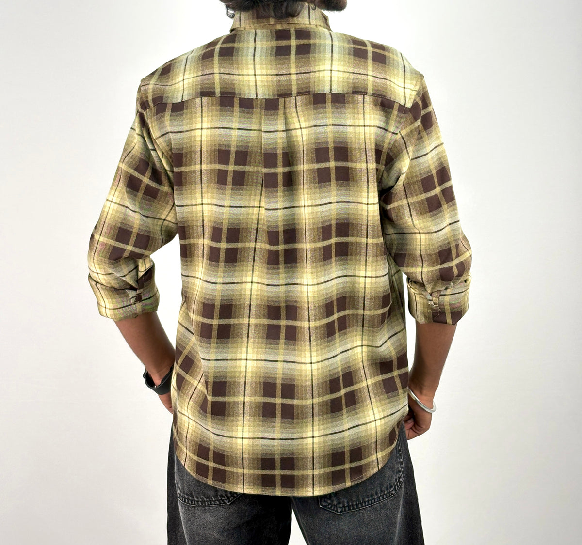 Olive Brown IMP Flannel Shirt 7