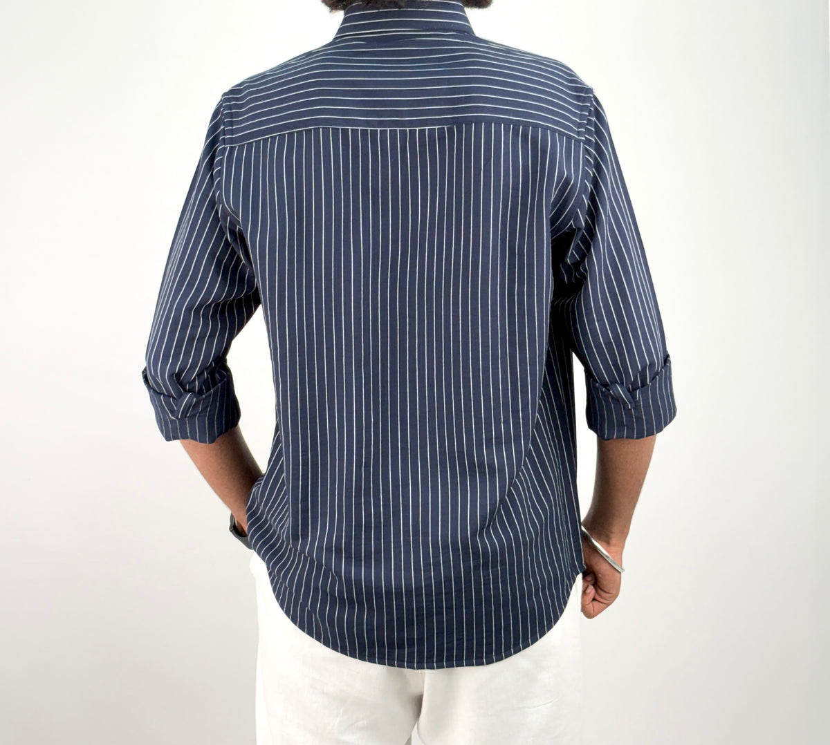 Navy IMP Stripe Shirt 1