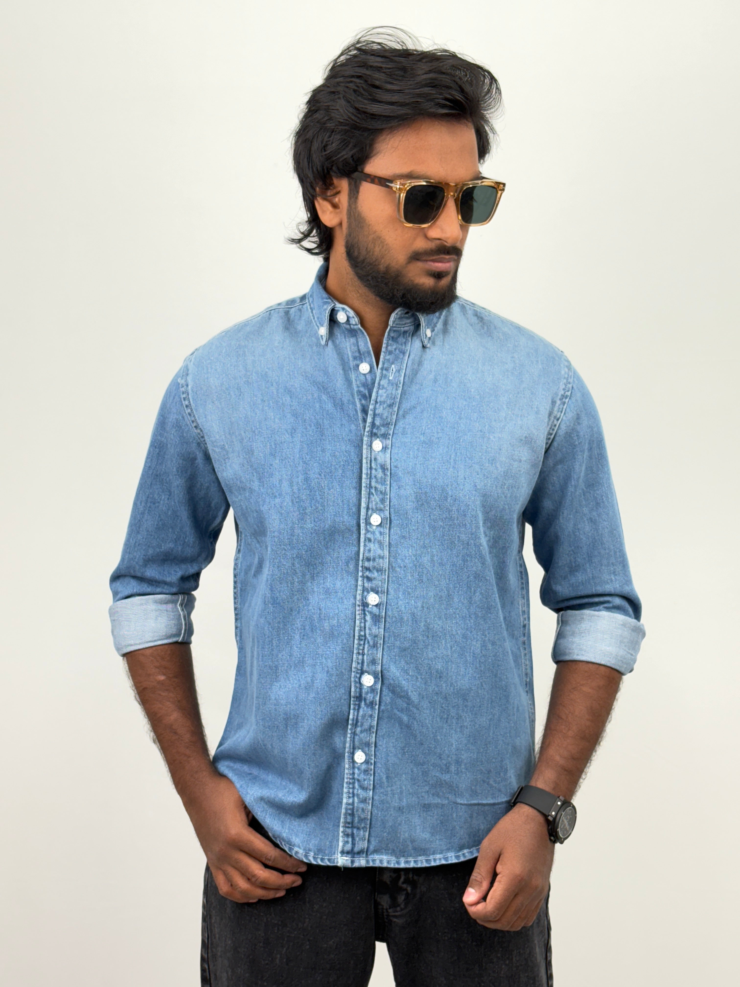 Blue Denim Shirt
