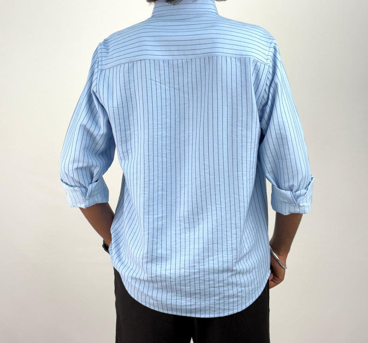 Sky Blue IMP Stripe Shirt 1