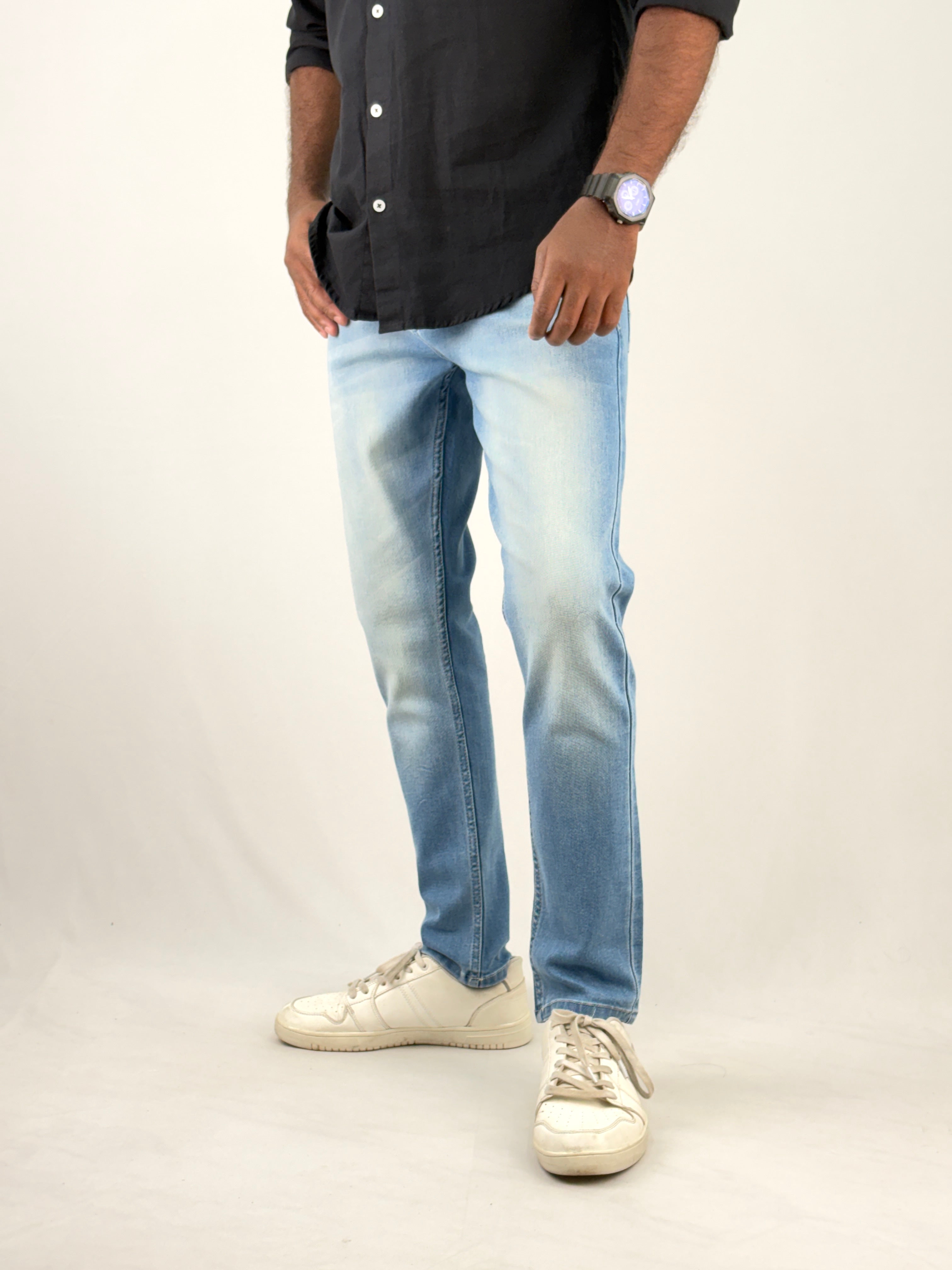 Light Blue Ankle Fit Jean