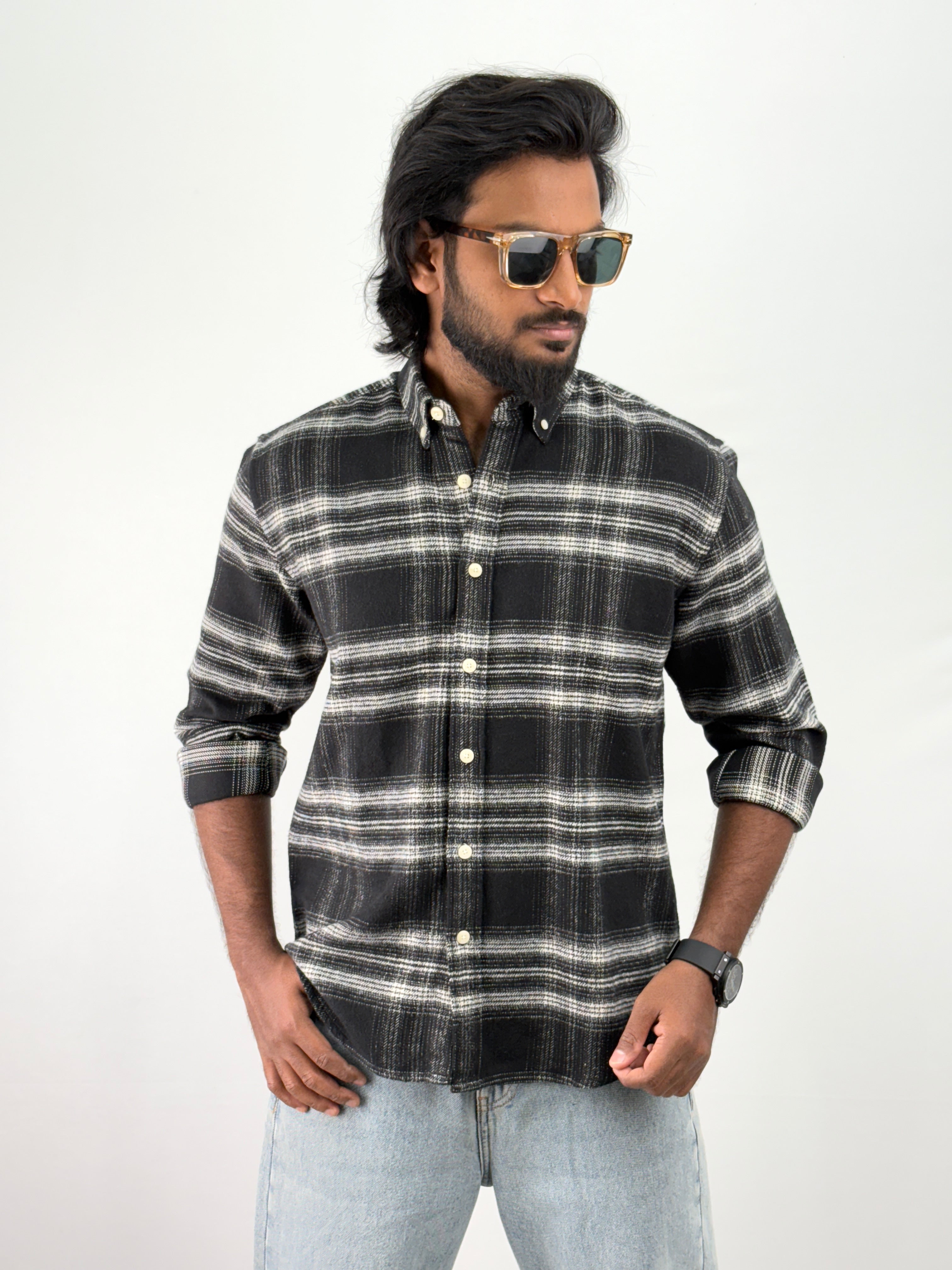Black Flannel Shirt