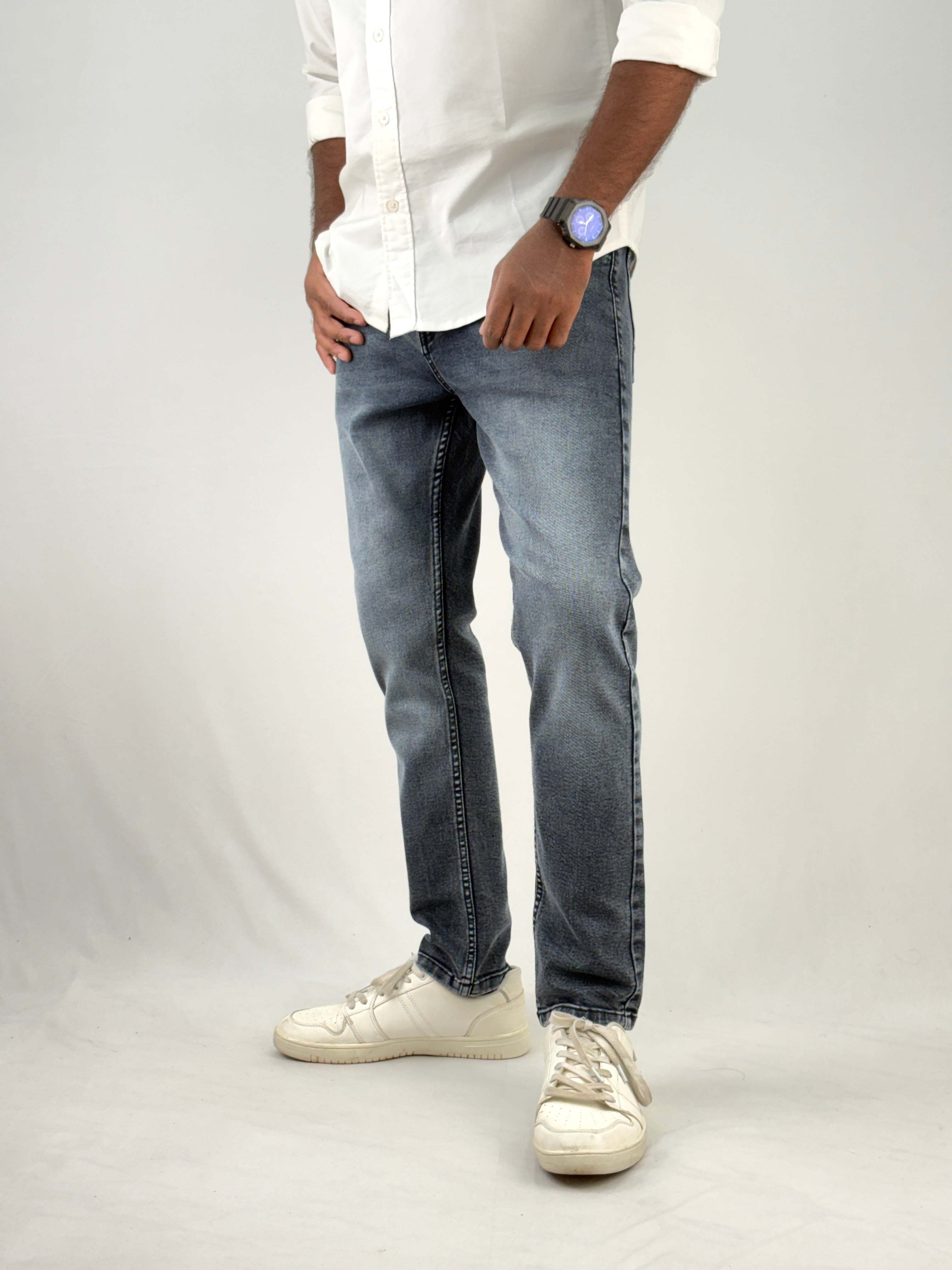 Grey Shade Ankle Fit Jean
