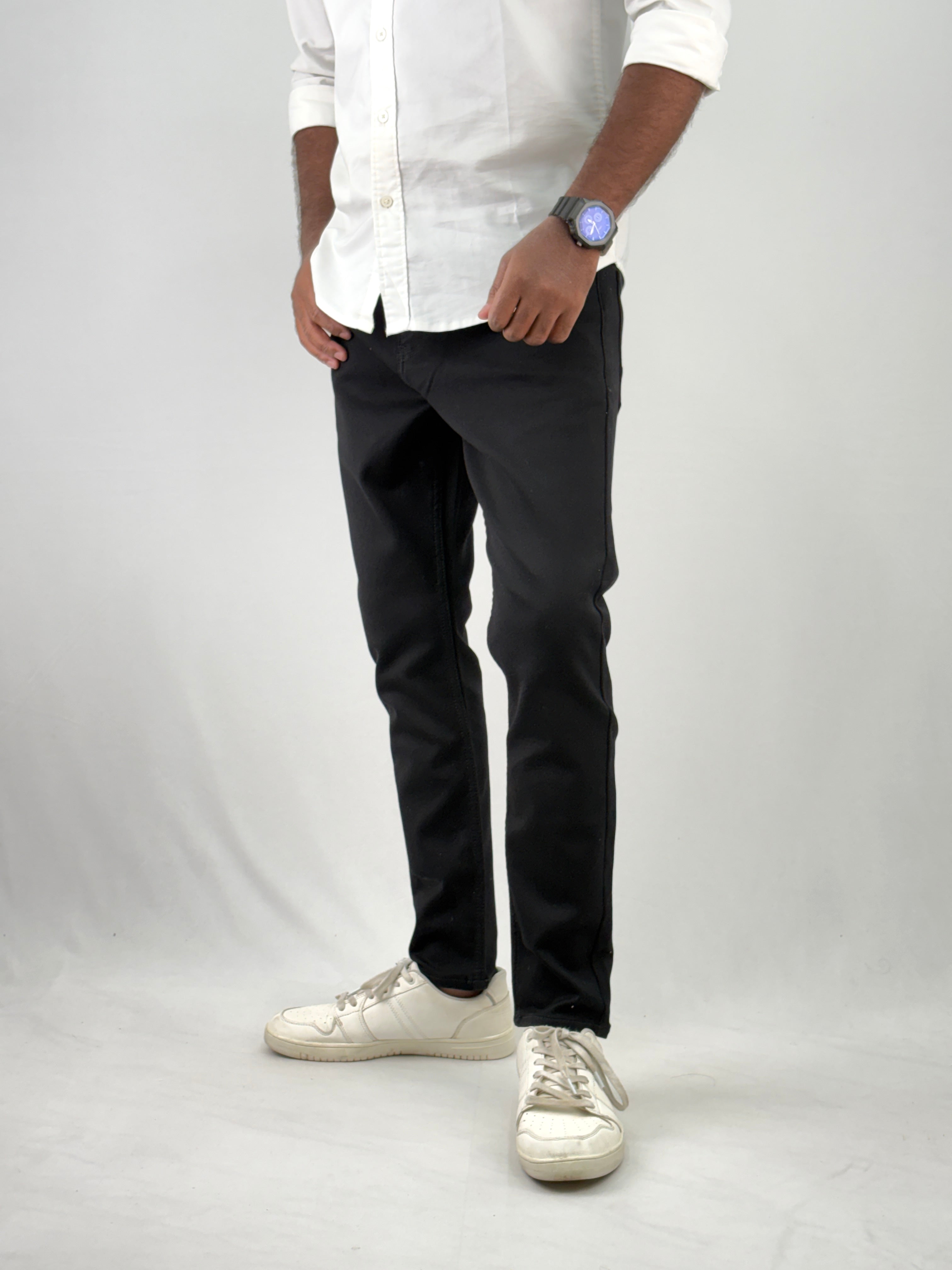 Black Ankle Fit Jean