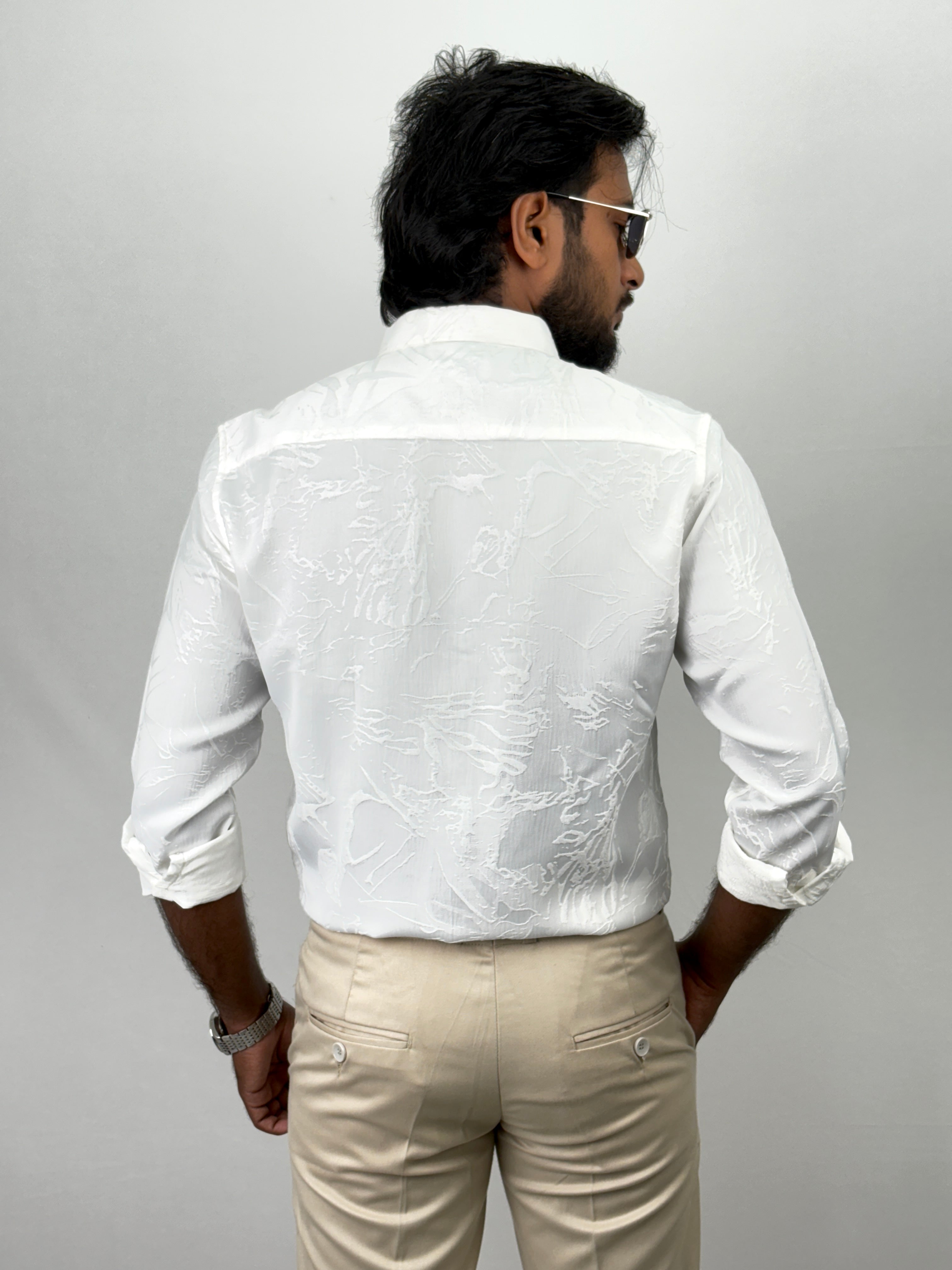 White Designer Shirt