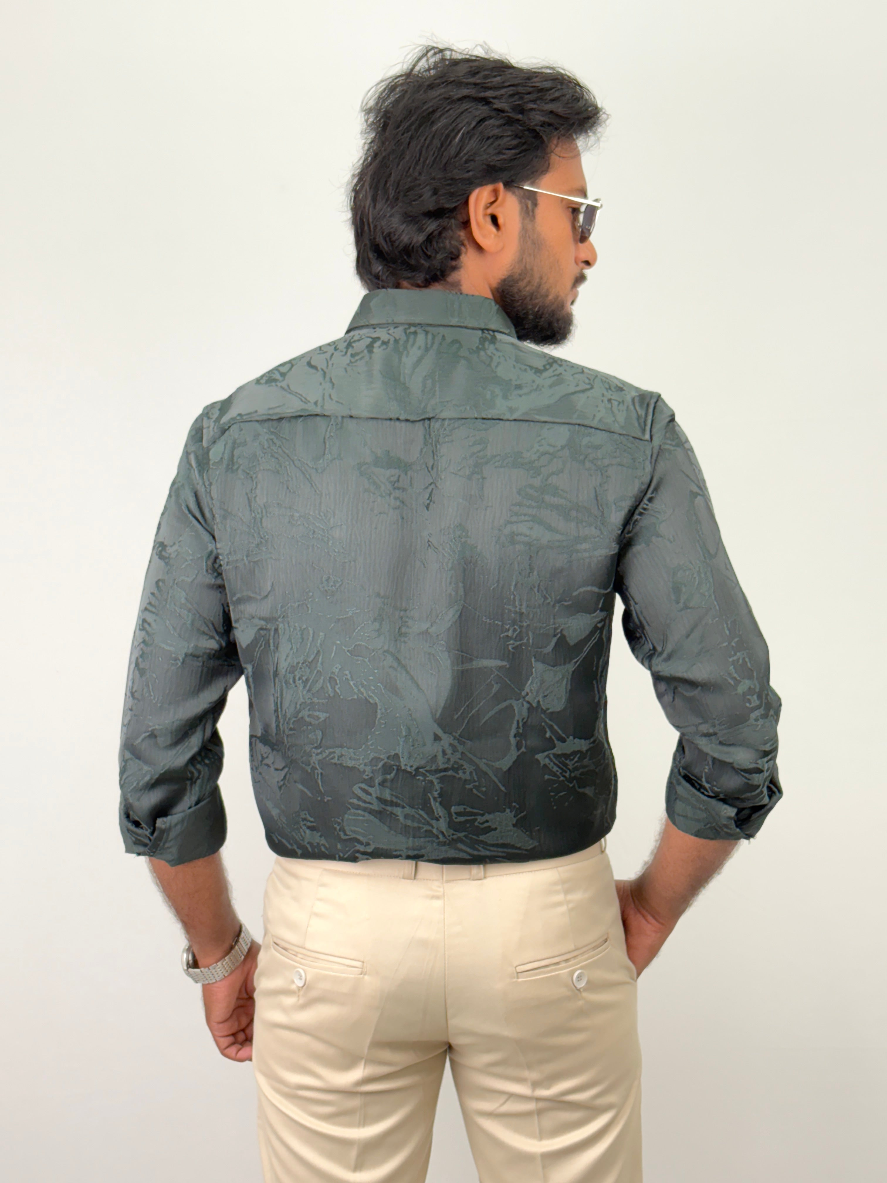 Green Designer Shirt