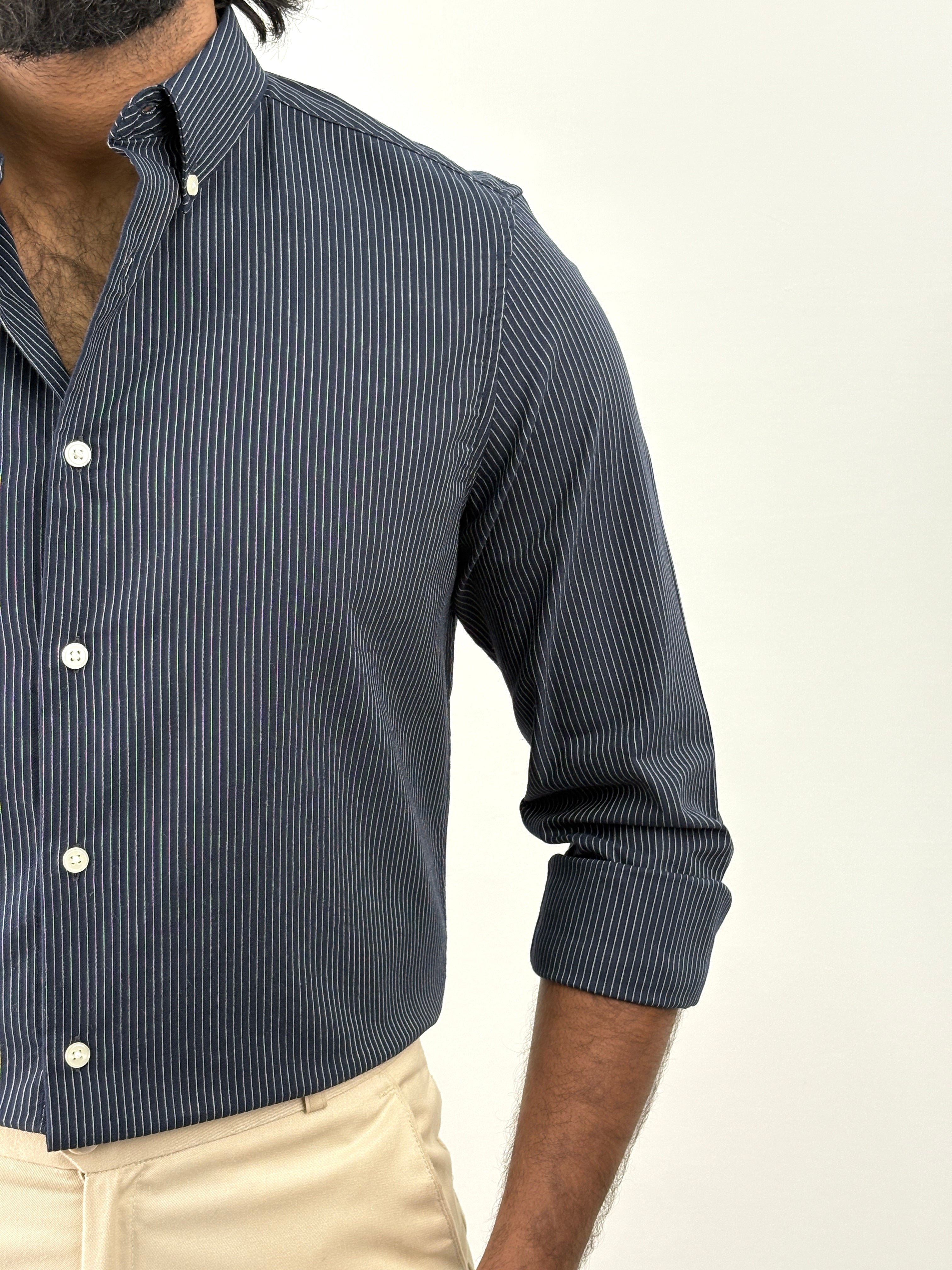 Navy Stripe Shirts