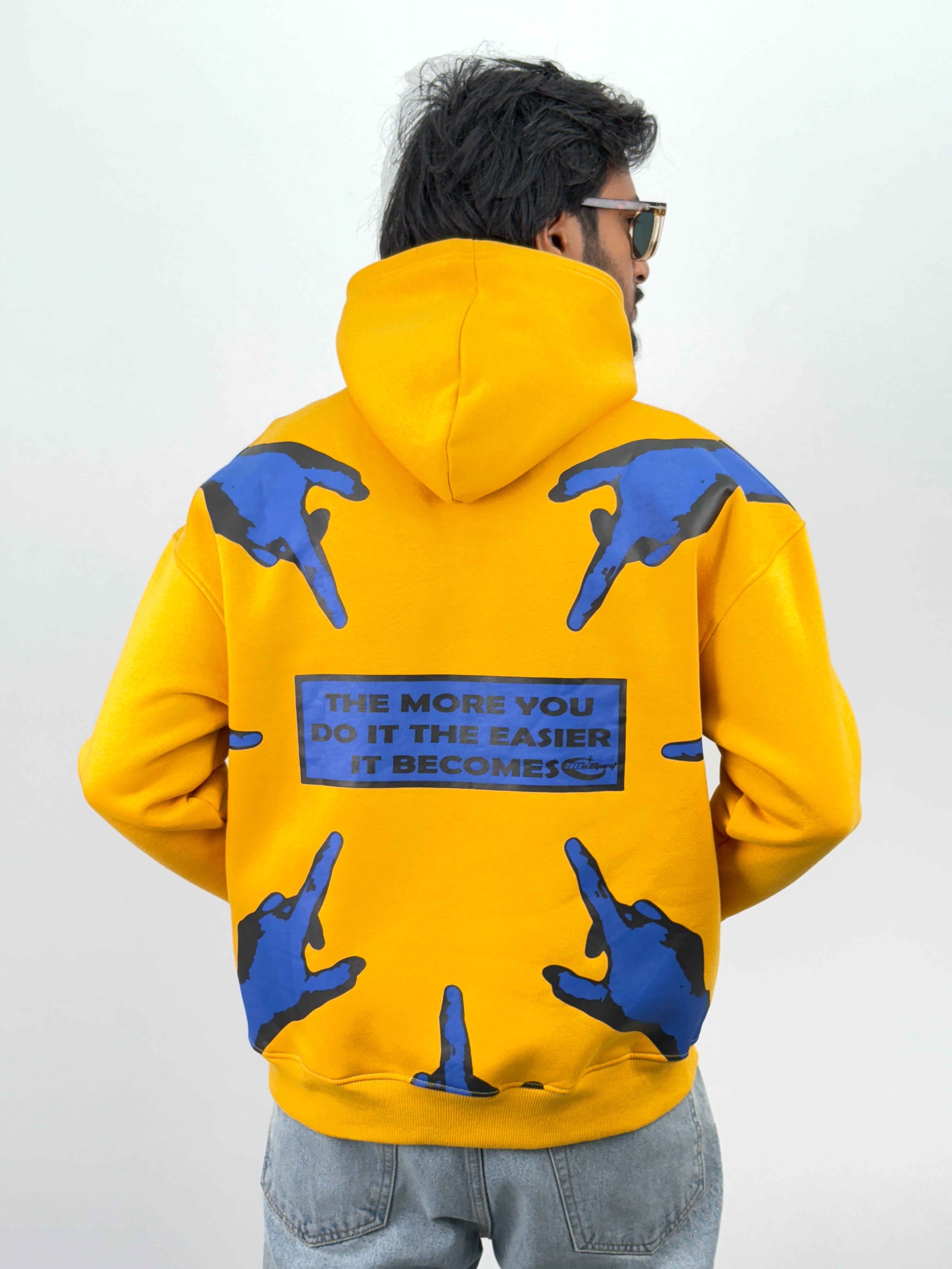 Yellow Oversized Hoodie