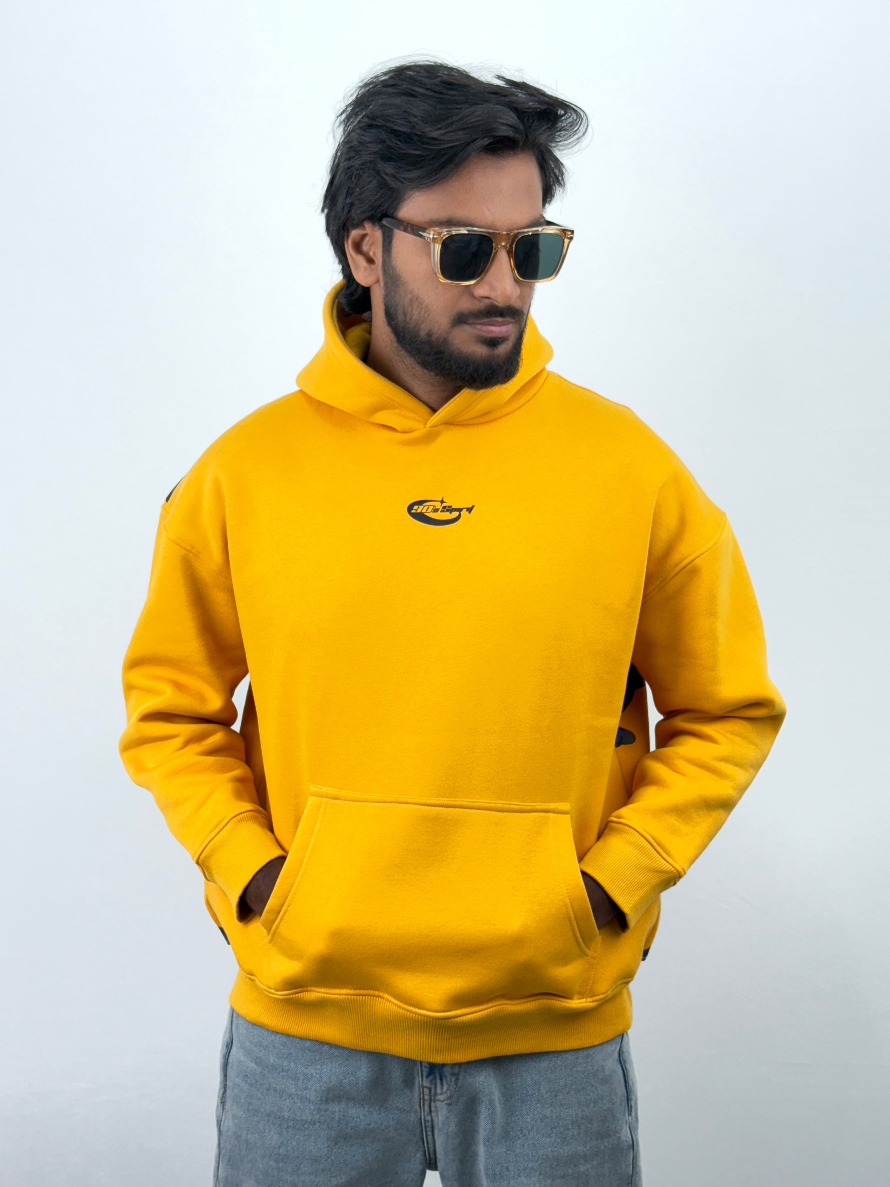Yellow Oversized Hoodie