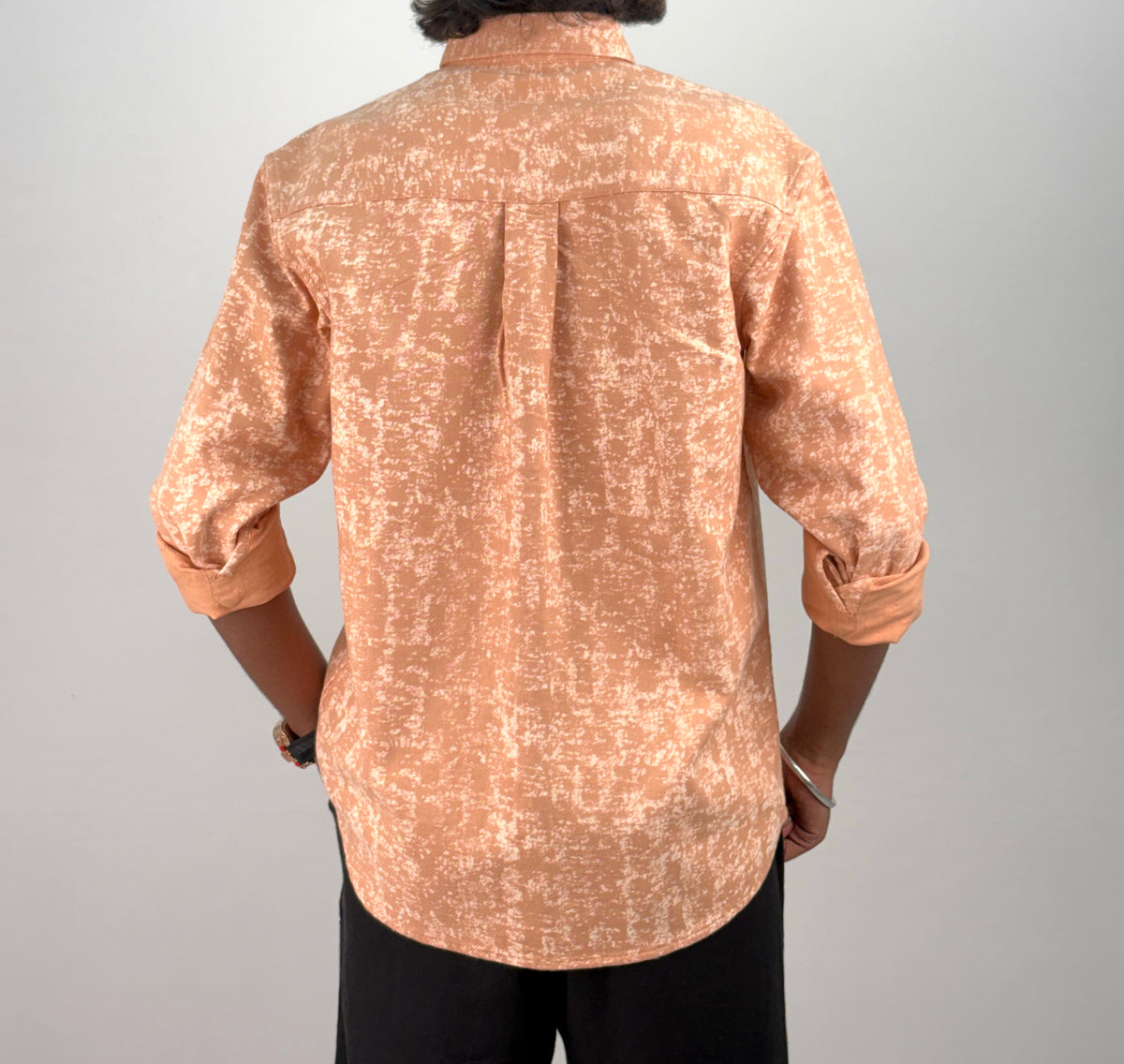 Peach Denim Shirt