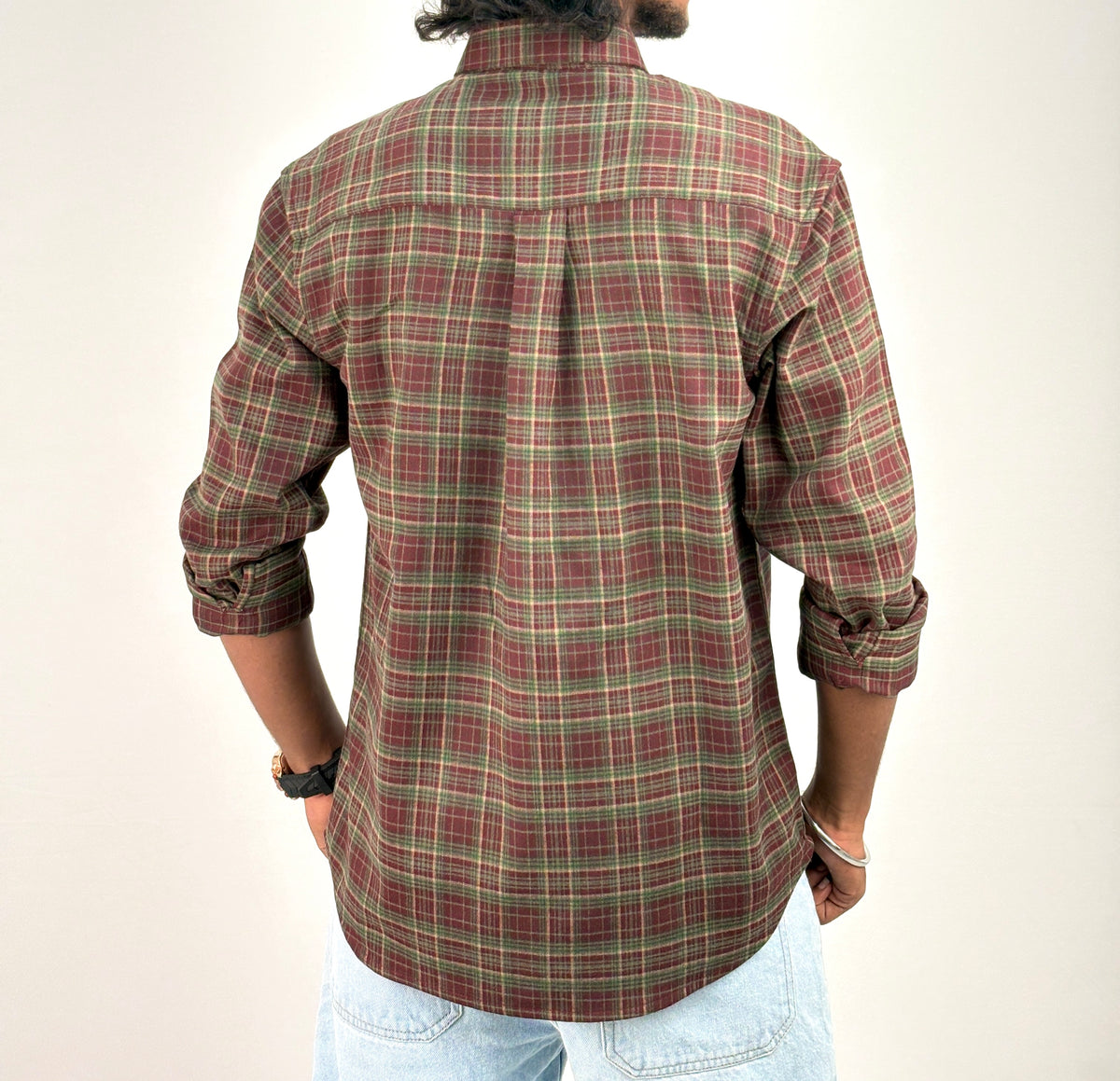 Green IMP Flannel Shirt 9