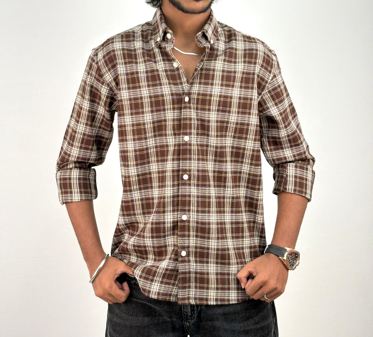 Coffee IMP Flannel Shirt 9