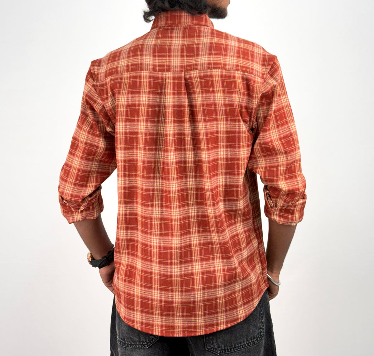 Brick Red IMP Flannel Shirt 9
