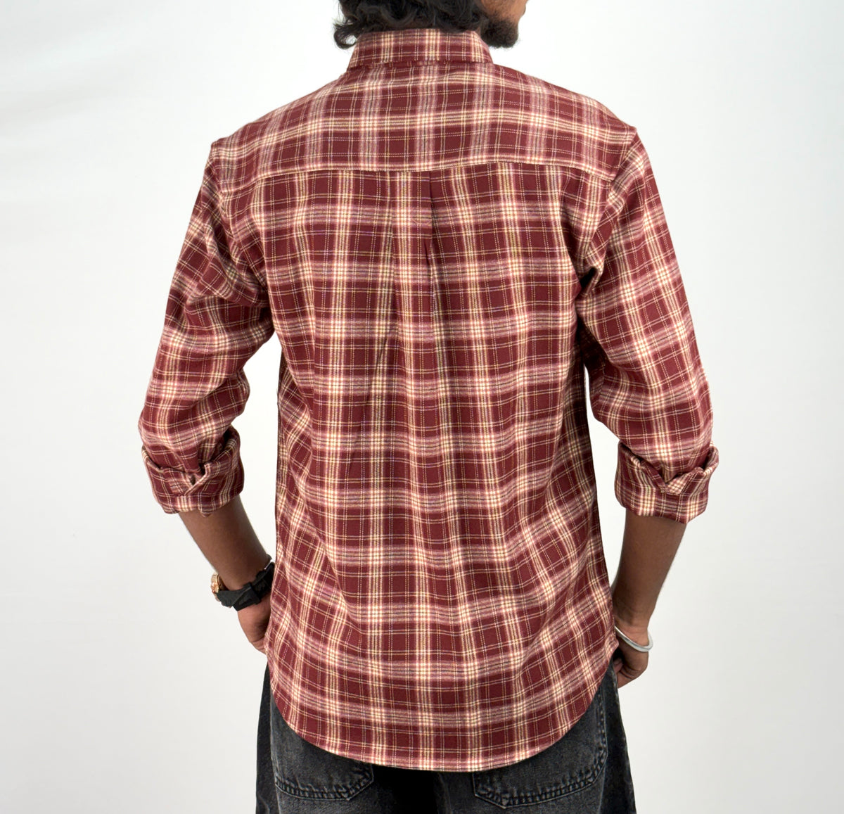 Red IMP Flannel Shirt 9