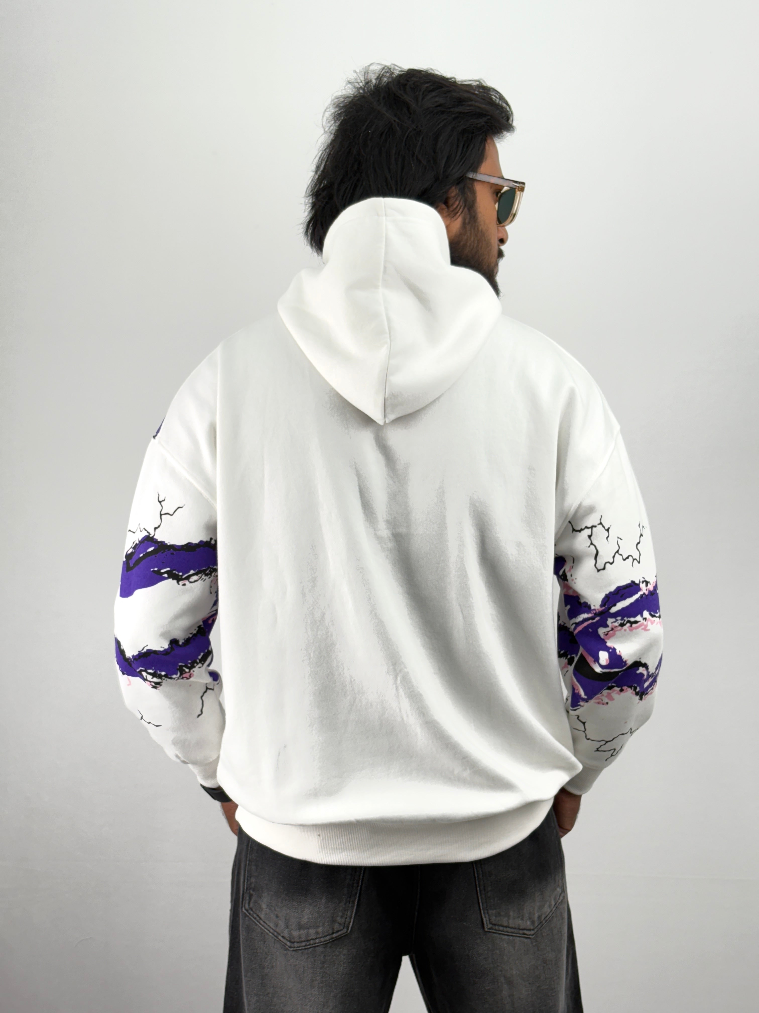 White Oversized Hoodie