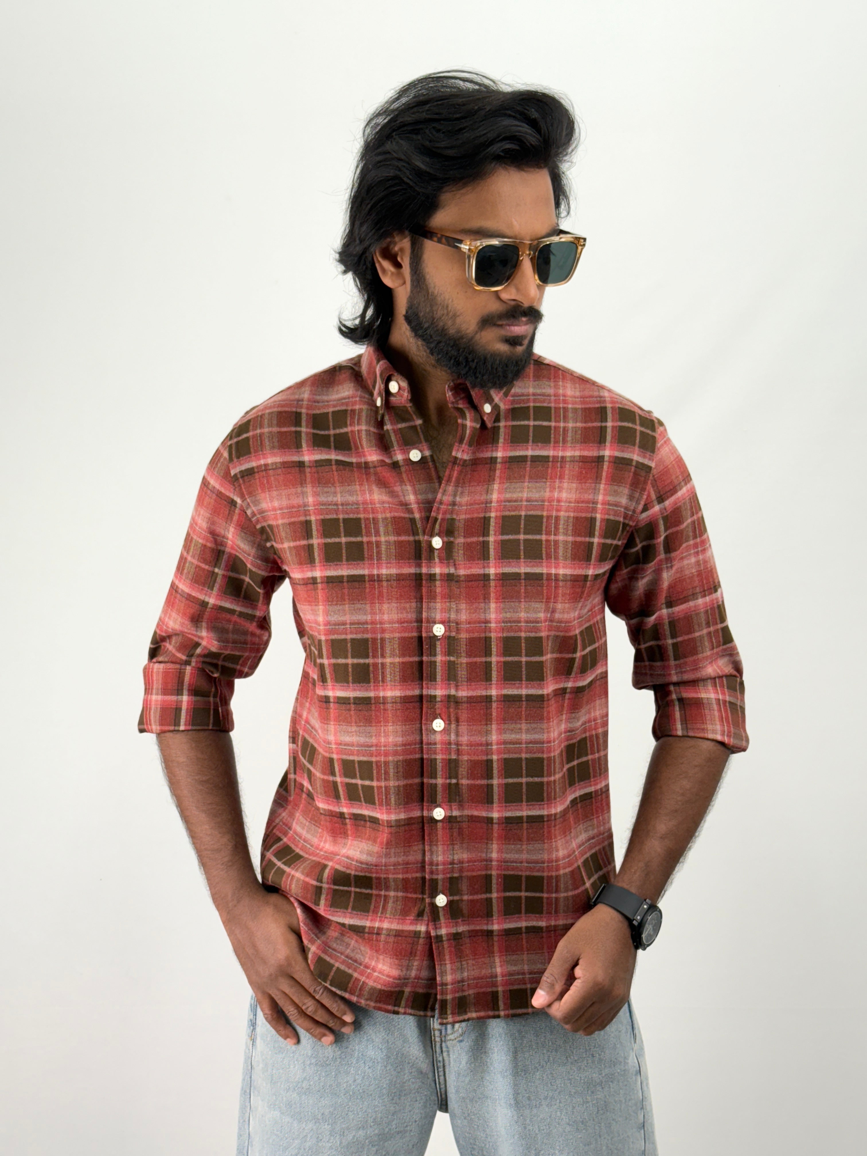 Cherry Flannel Shirt