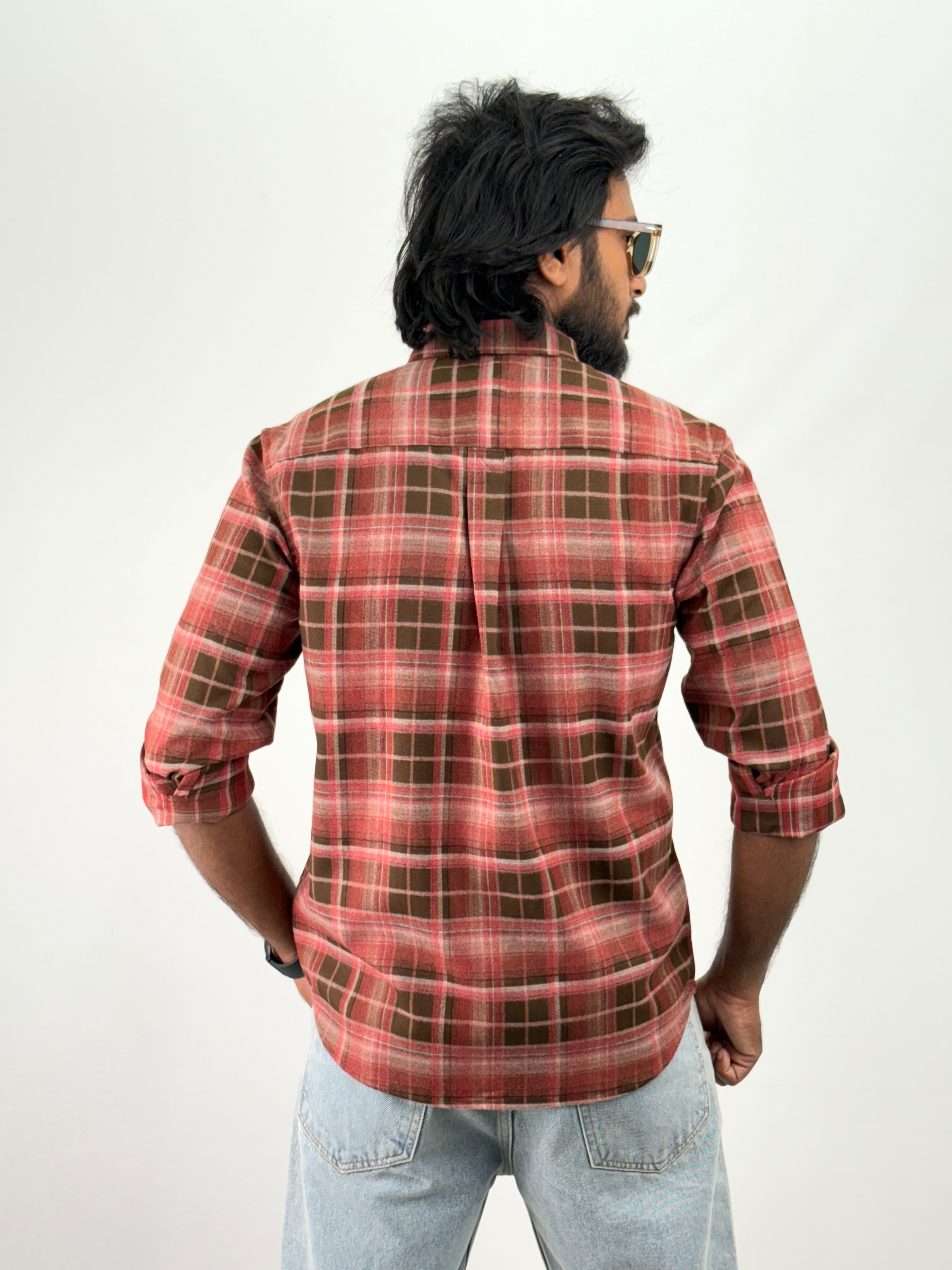 Cherry Flannel Shirt