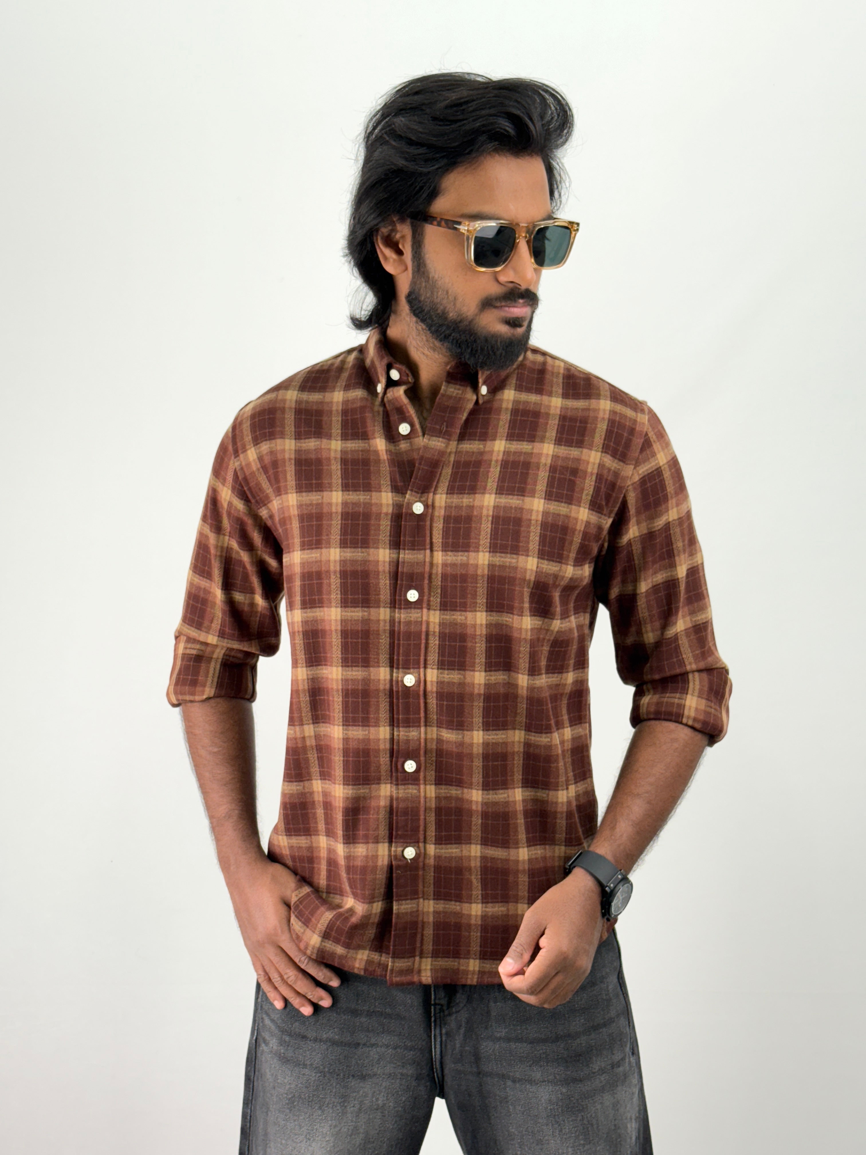 Chocolate Flannel Shirt