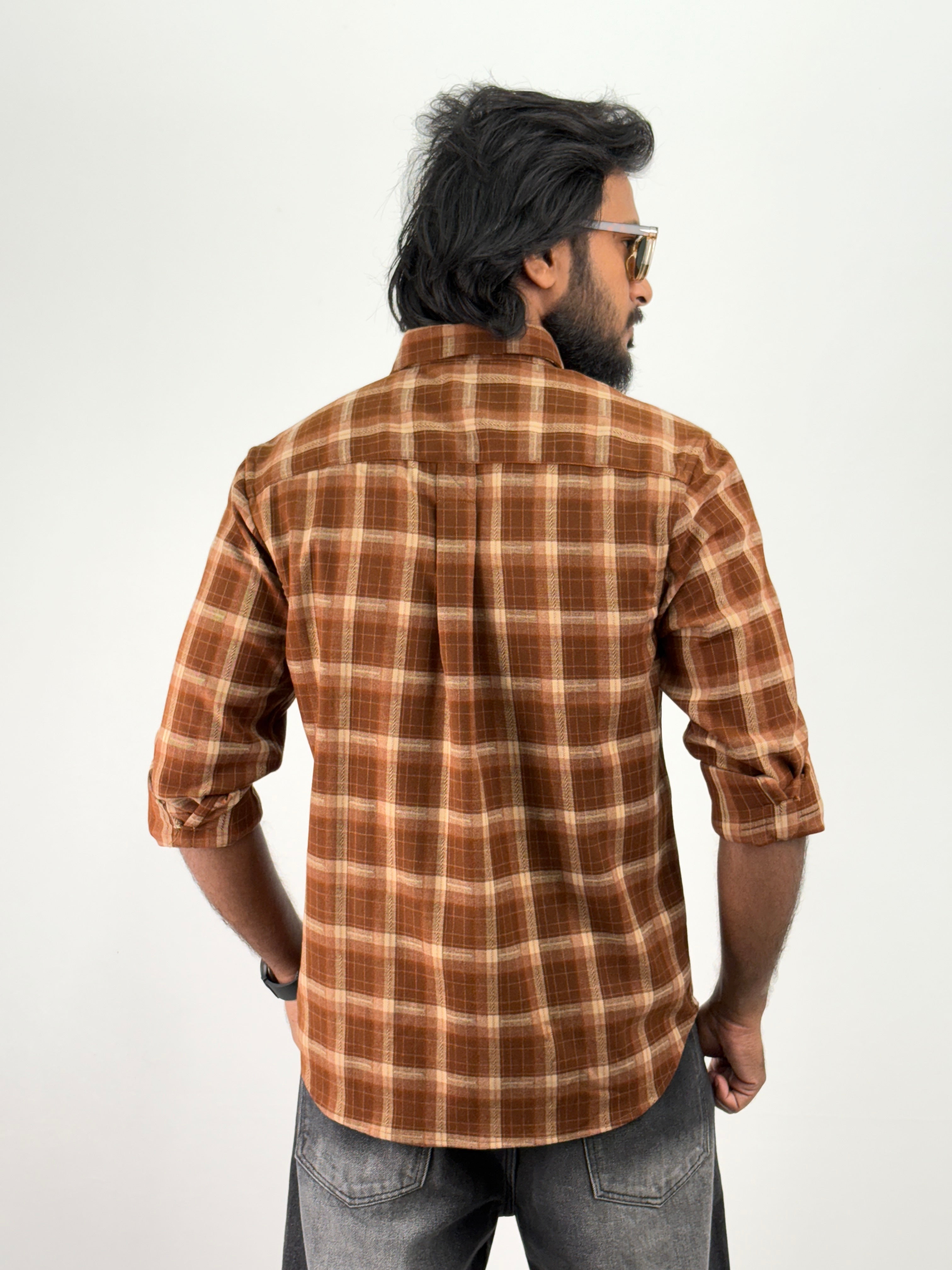 Caramel Flannel Shirt