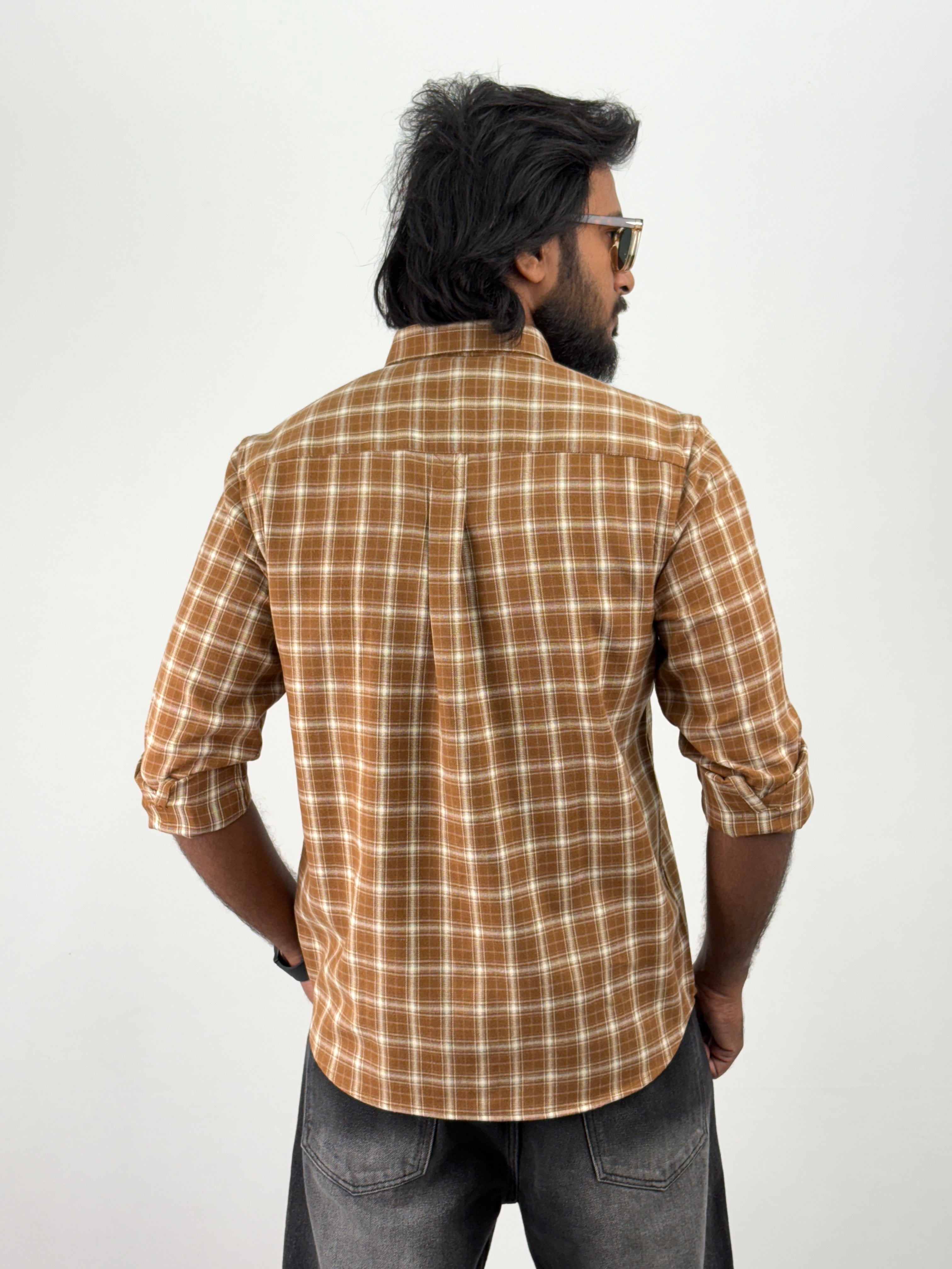 Caramel Flannel Shirt