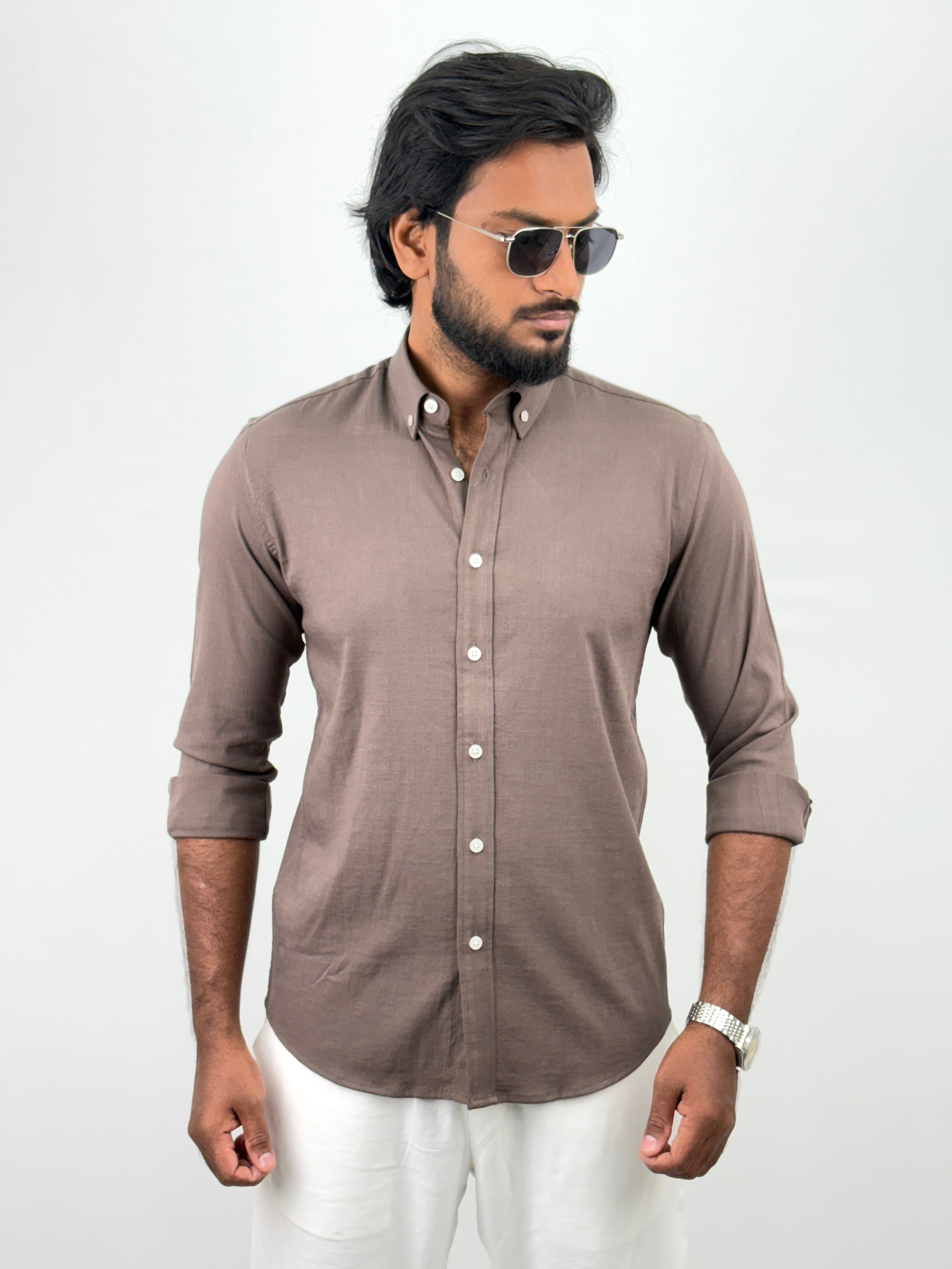 Brown IMP Plain Shirts