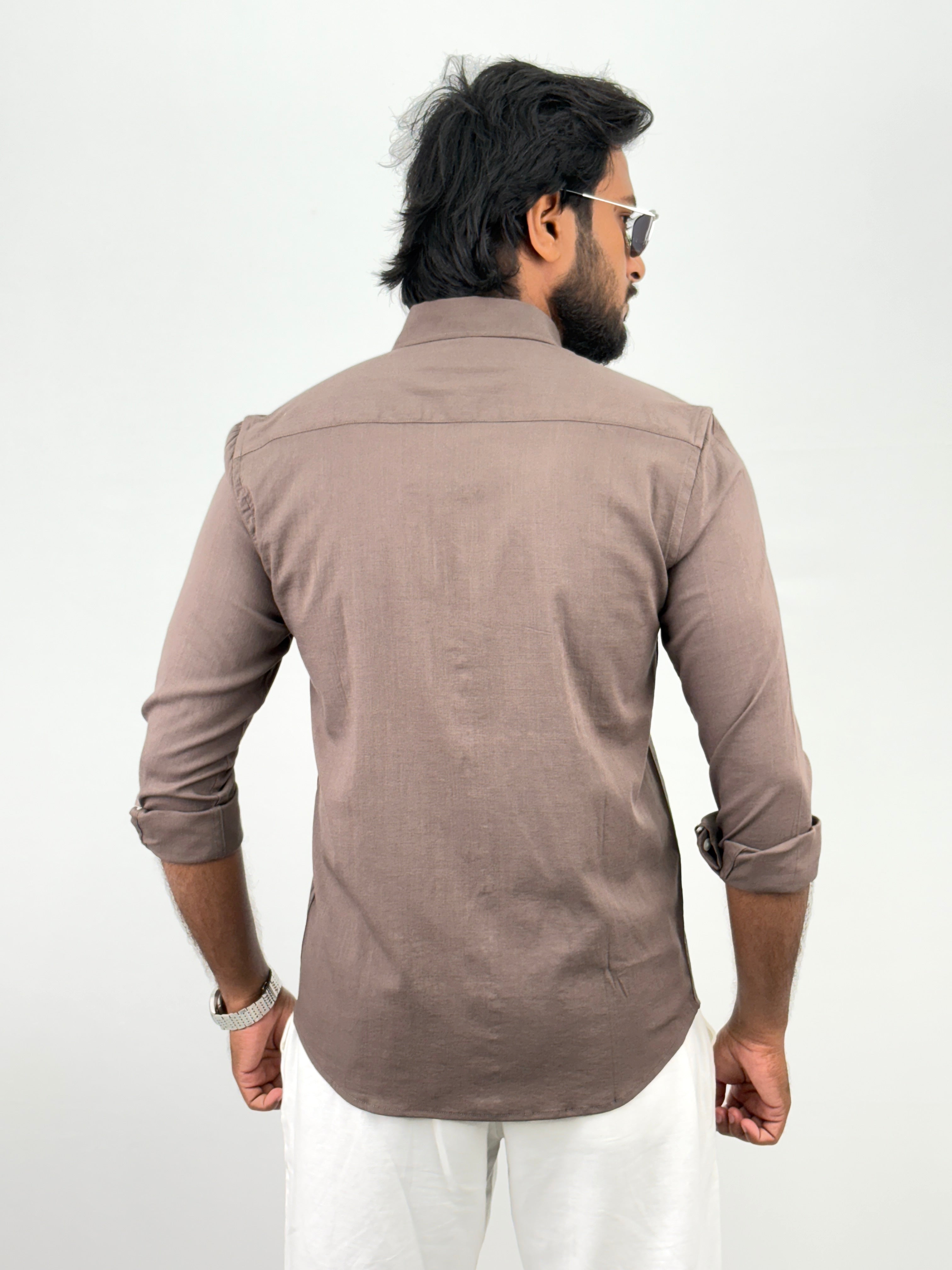 Brown IMP Plain Shirts