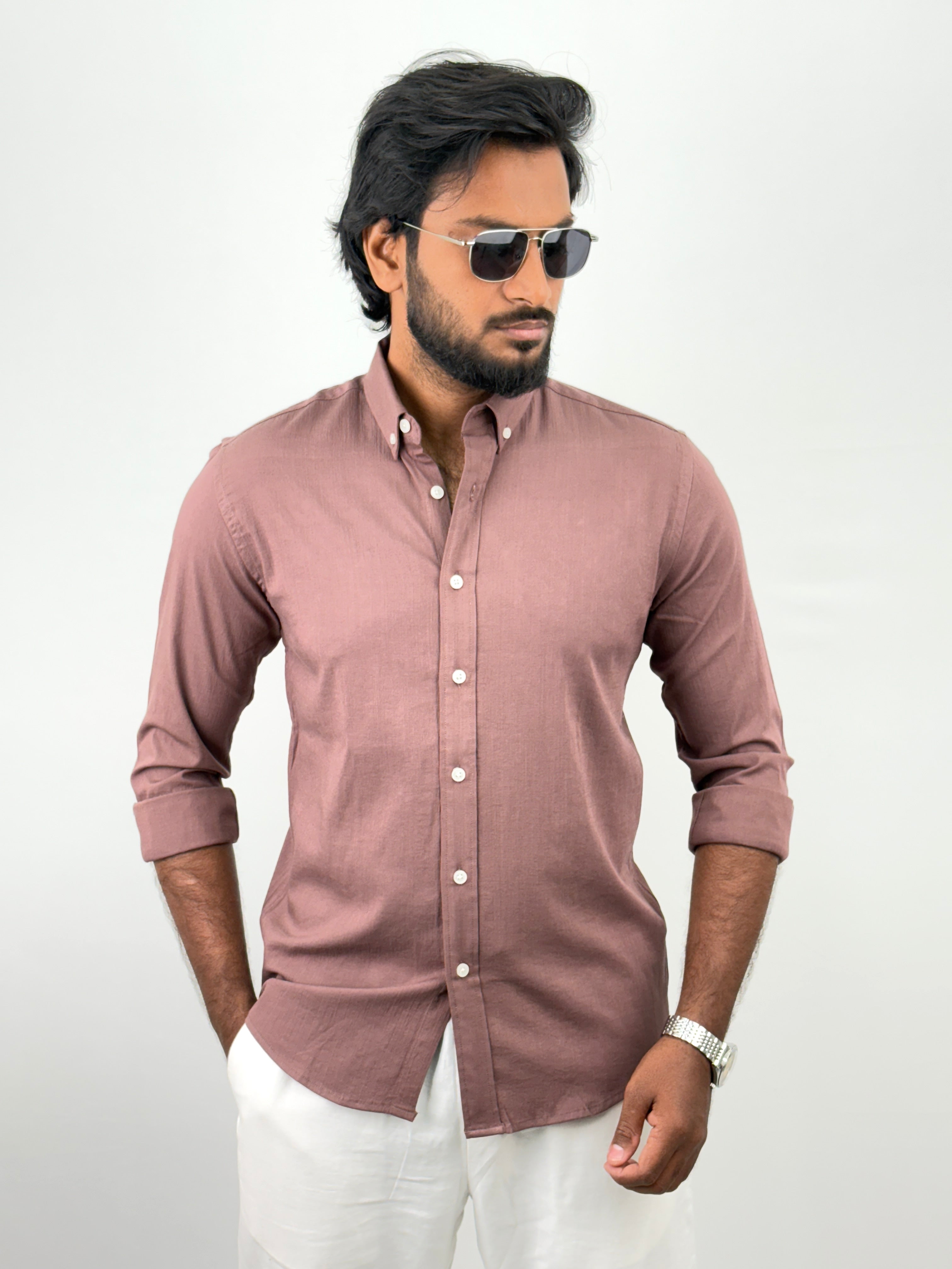 Burgundy IMP Plain Shirts