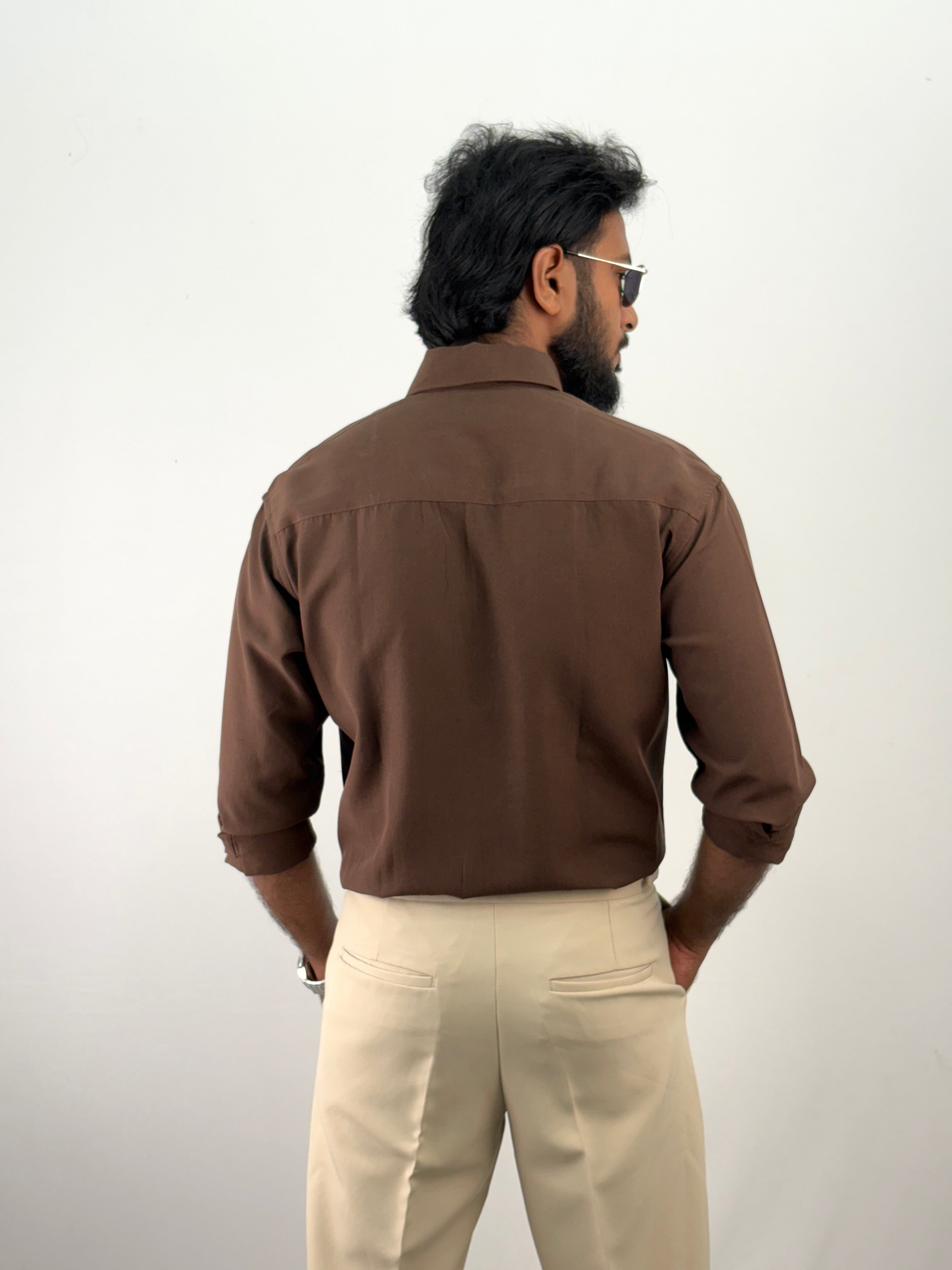 Coffee IMP Plain Shirt 3